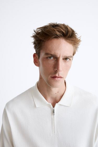 Zara mens white jumper Clearance