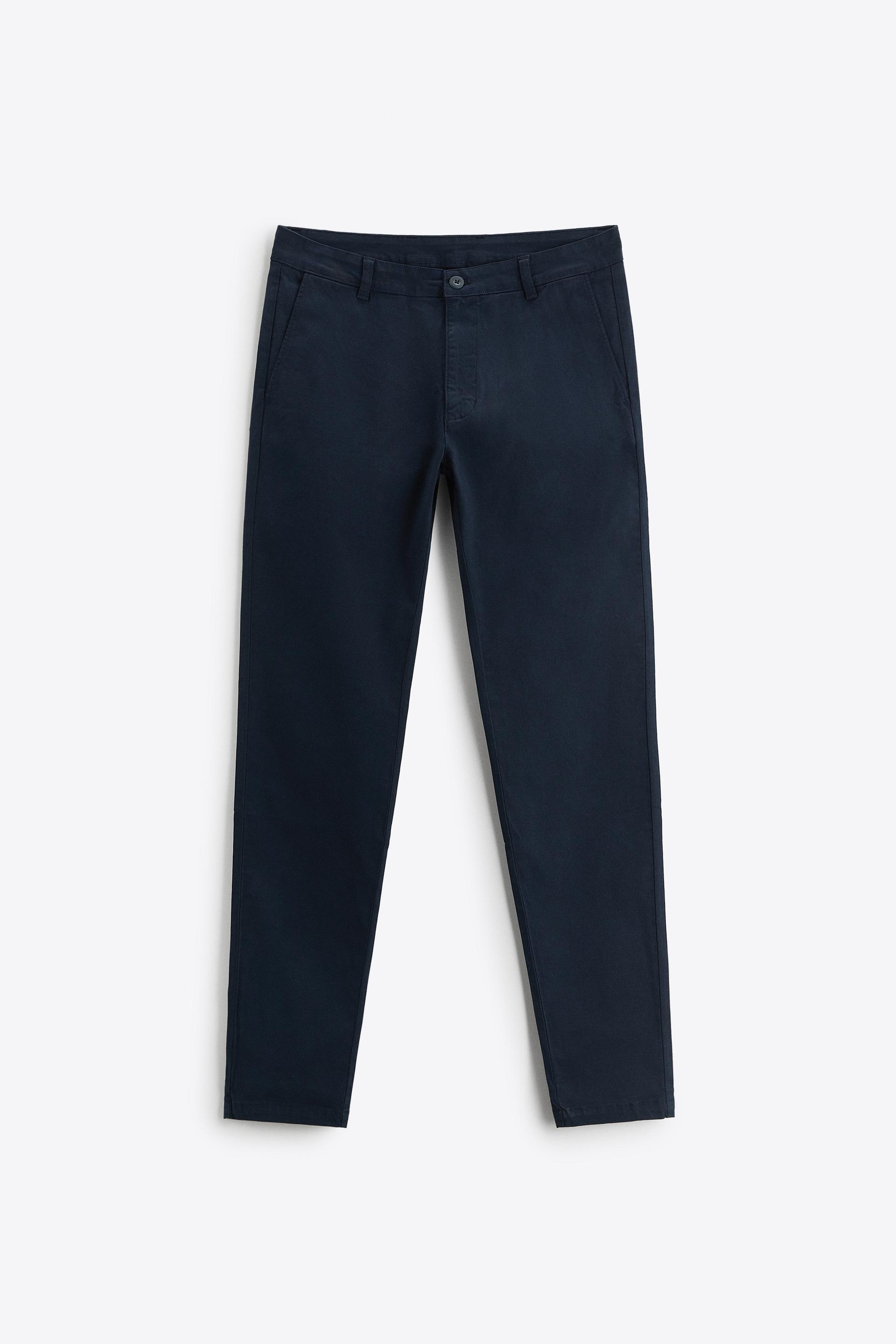 Zara navy chinos Outlet