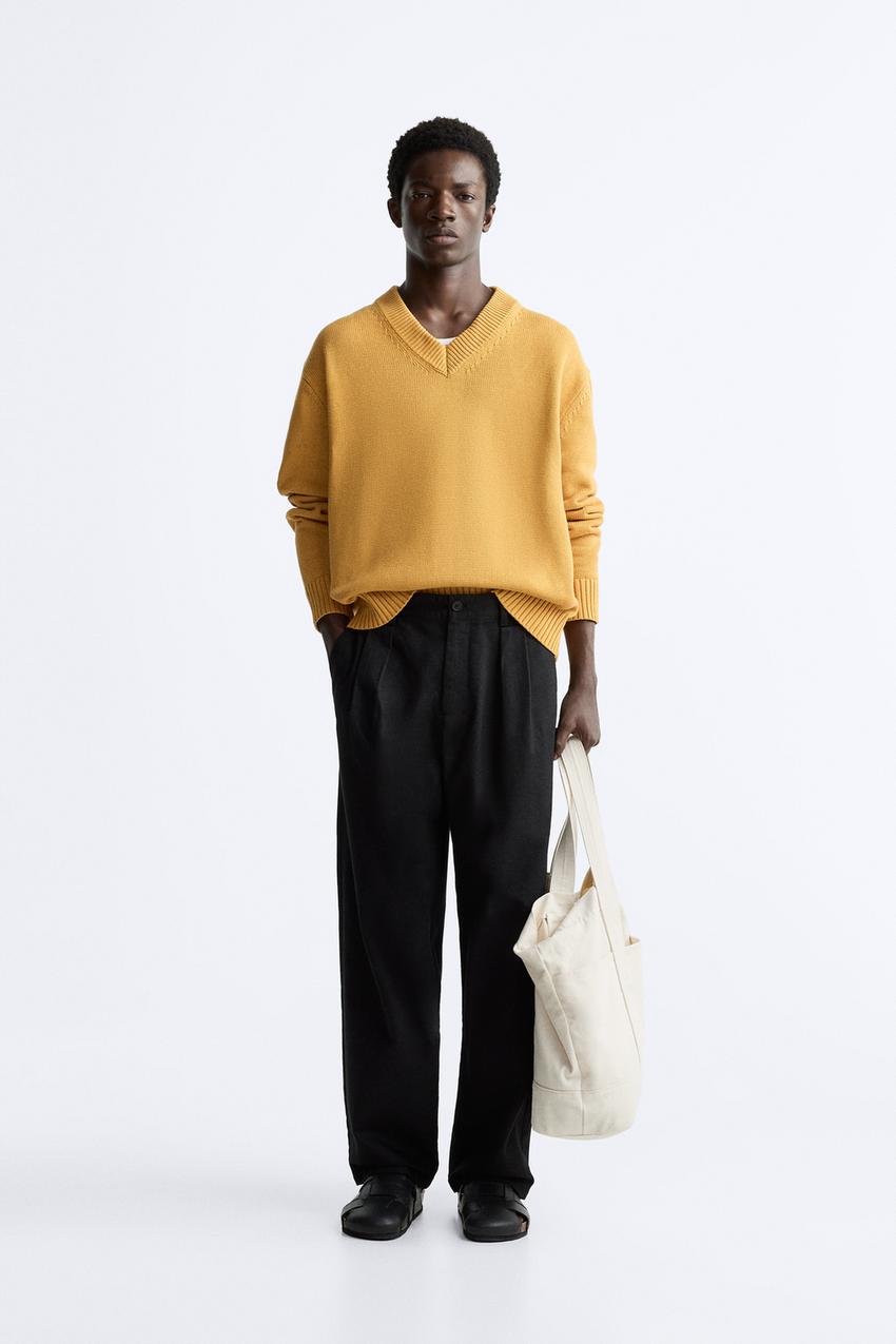 Zara pleated oversized pants Clearance