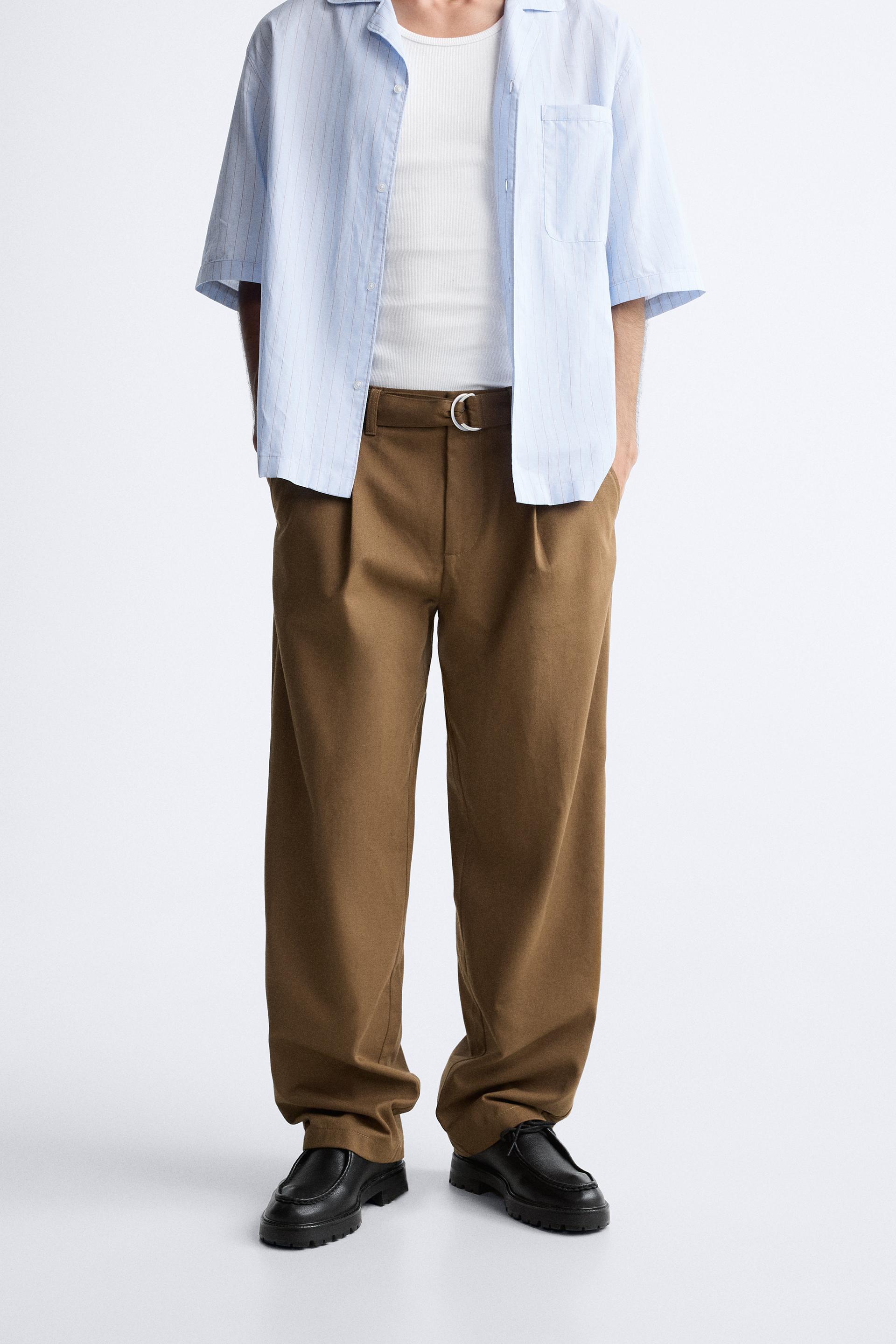 Zara mens pleated pants Outlet