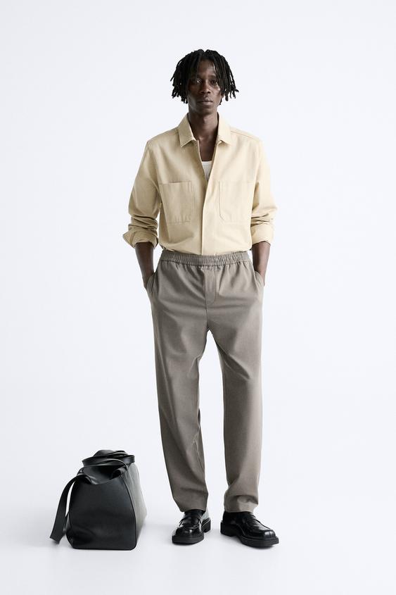 Zara mens high waisted pants Clearance