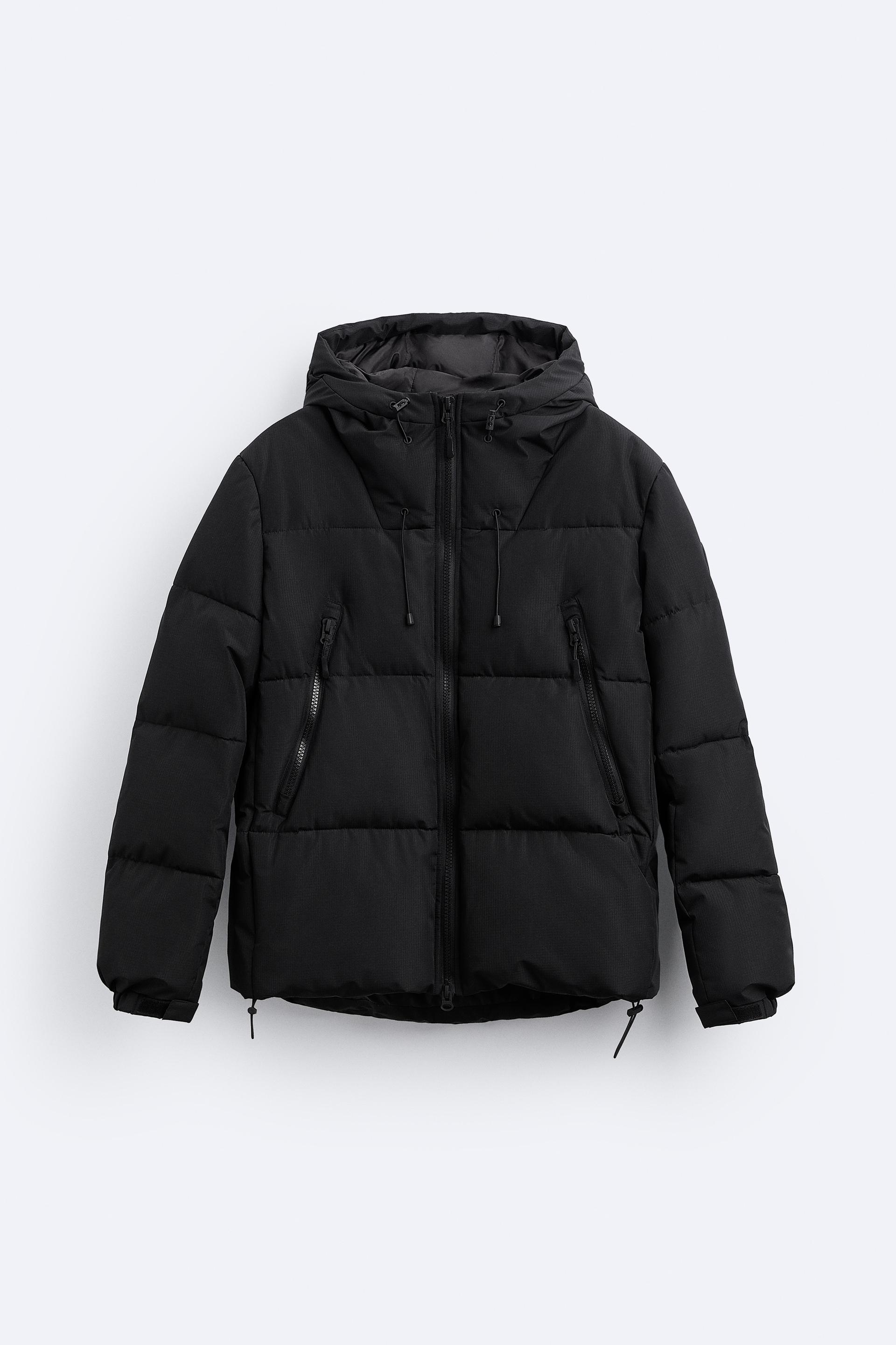 Zara puffer with hood Clearance