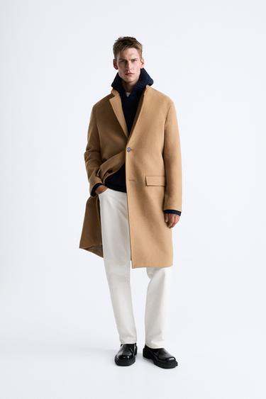 Zara men's overcoats Clearance