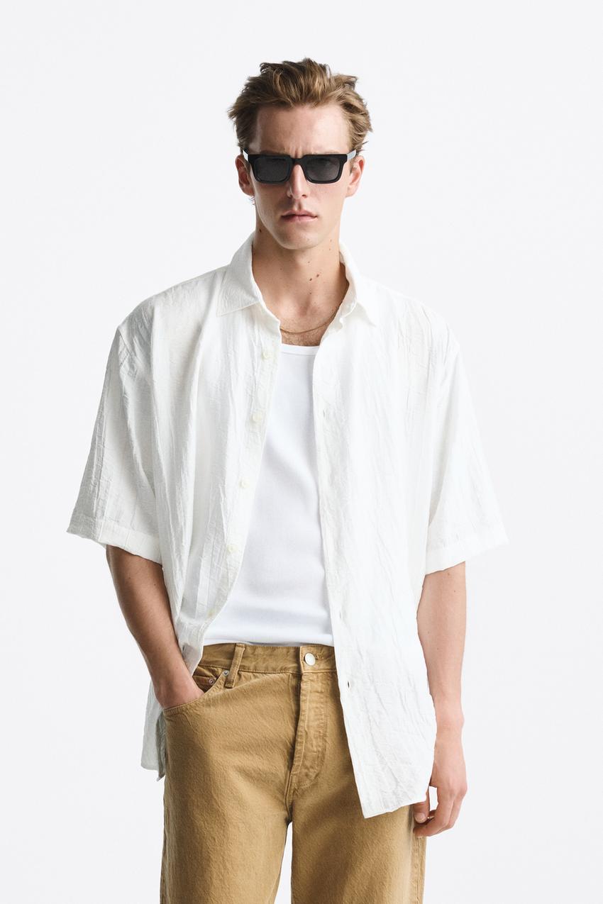 Zara short sleeve shirt men Outlet