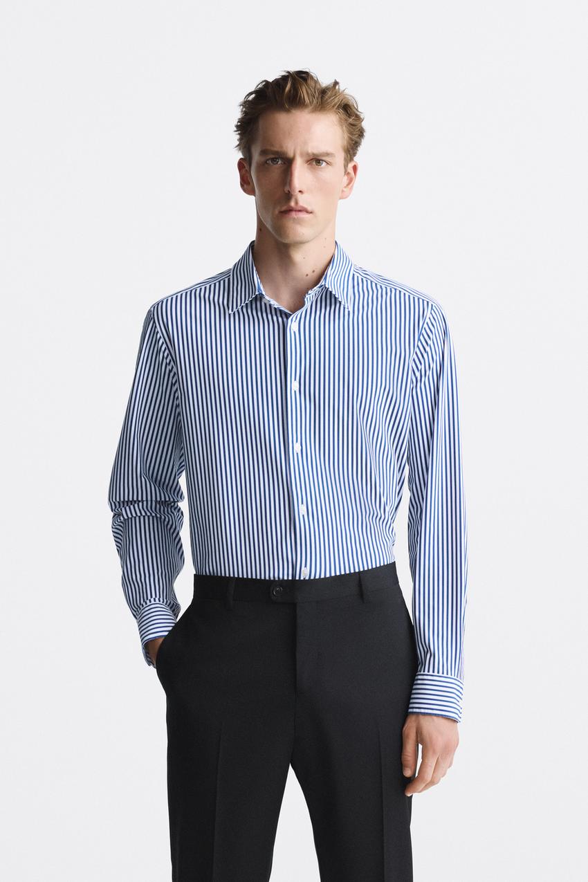 Zara men's button up shirts & tops Clearance