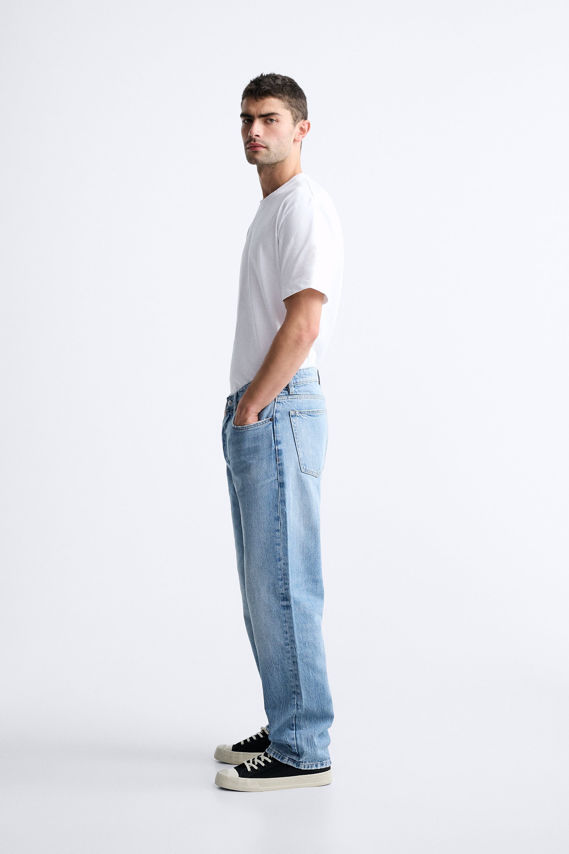 STRAIGHT FIT JEANS - Grey