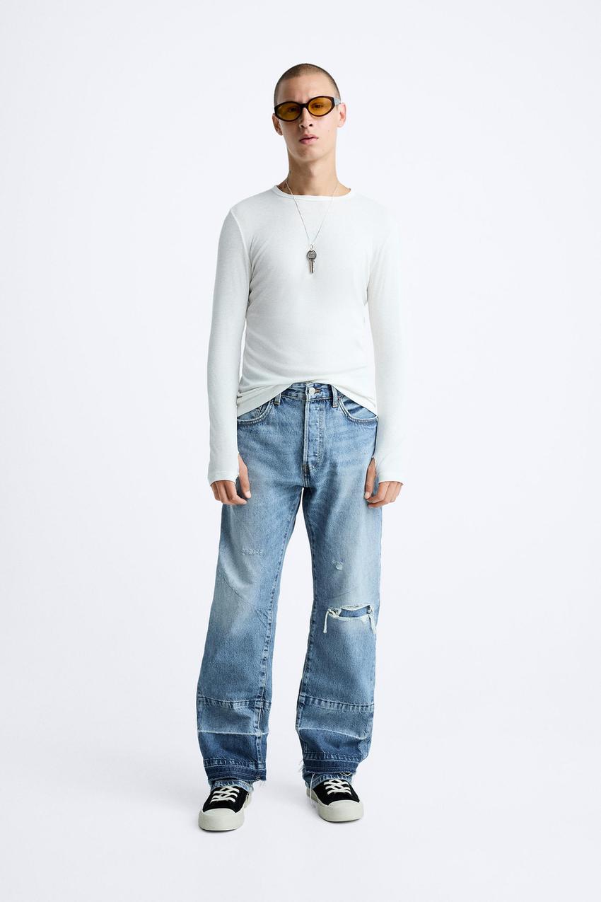 Jeans relaxed zara Clearance