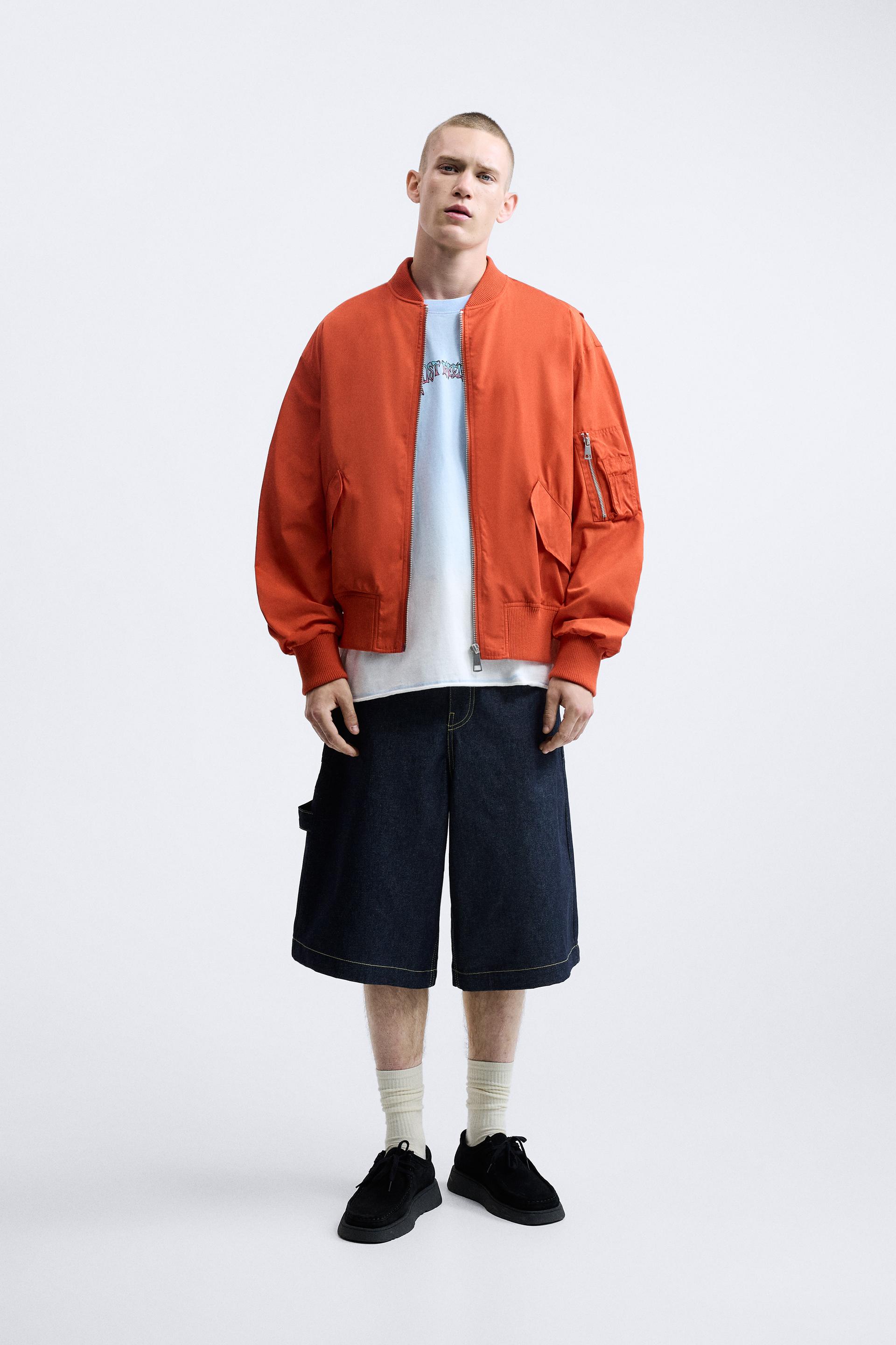 Technical bomber jacket zara Clearance