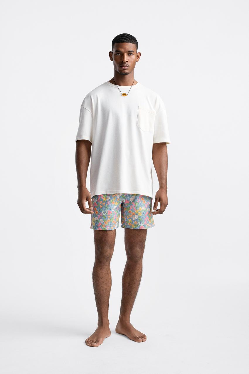 Zara shorts floral Clearance