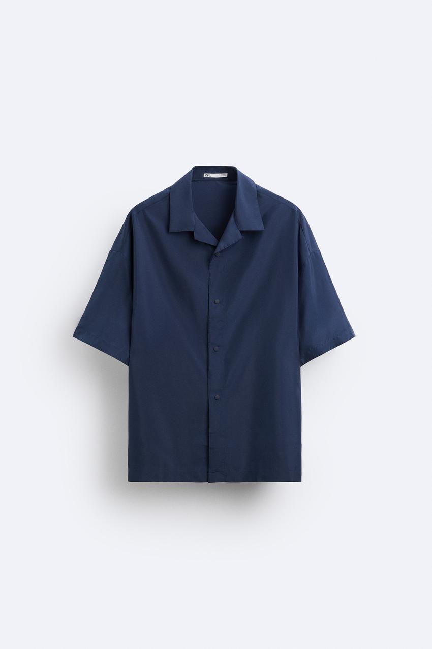 Zara mens blue shirt Clearance