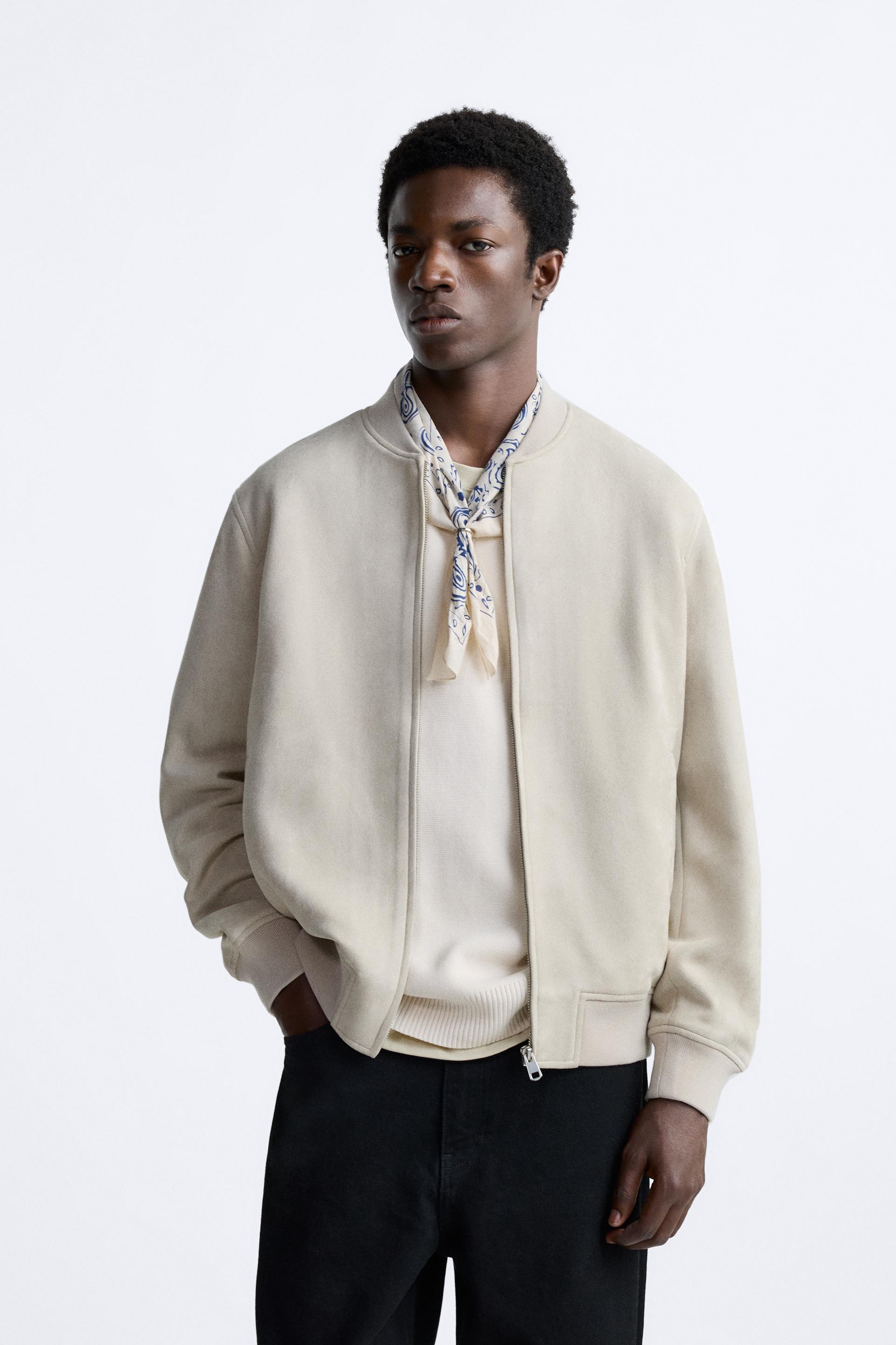 Zara beige jacket mens Clearance