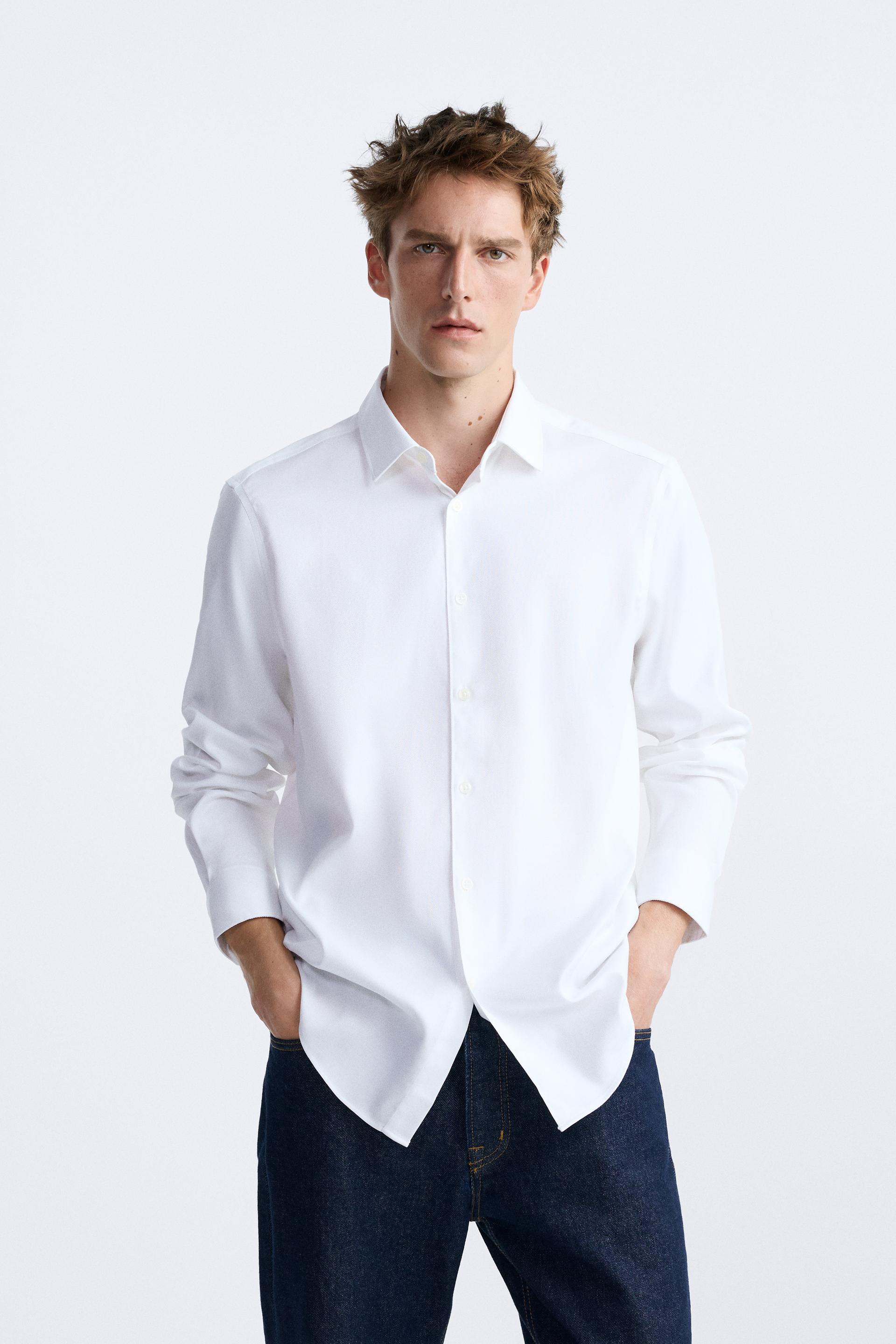 Zara white formal shirt Clearance