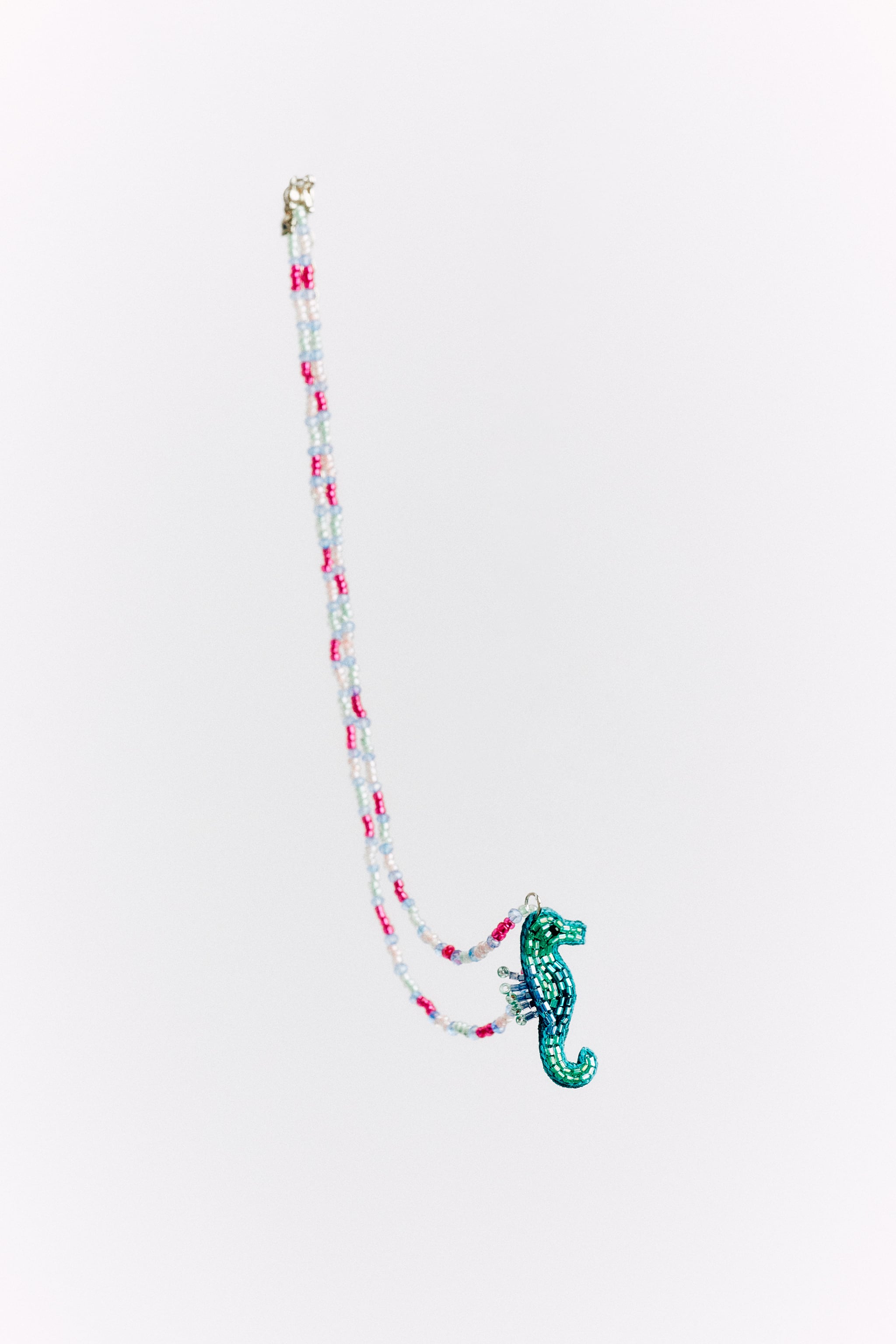 SEAHORSE BEADED NECKLACE