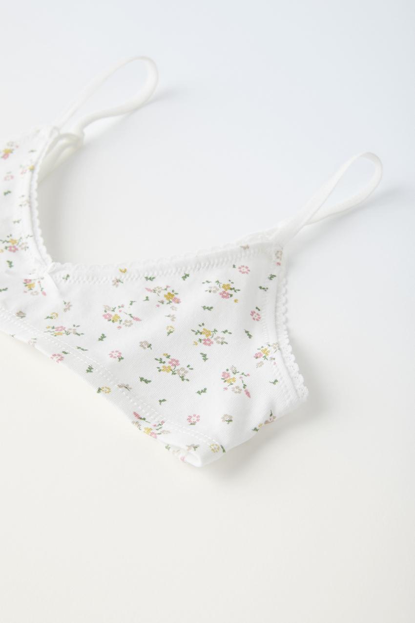 Zara floral bralette Clearance