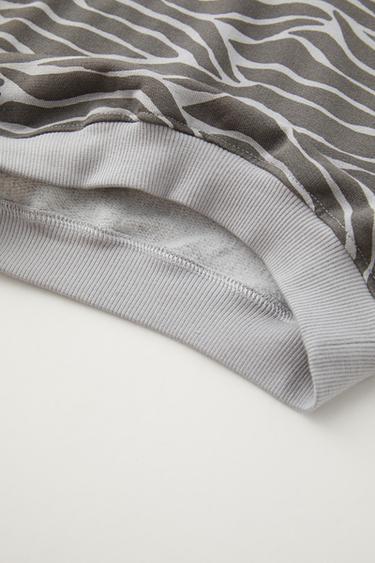 ТРИКОТАЖНЫЙ КОМПЛЕКТ ИЗ СВИТШОТЫ И ЛЕГГИНСОВ - антрацит от Zara - картинка 3