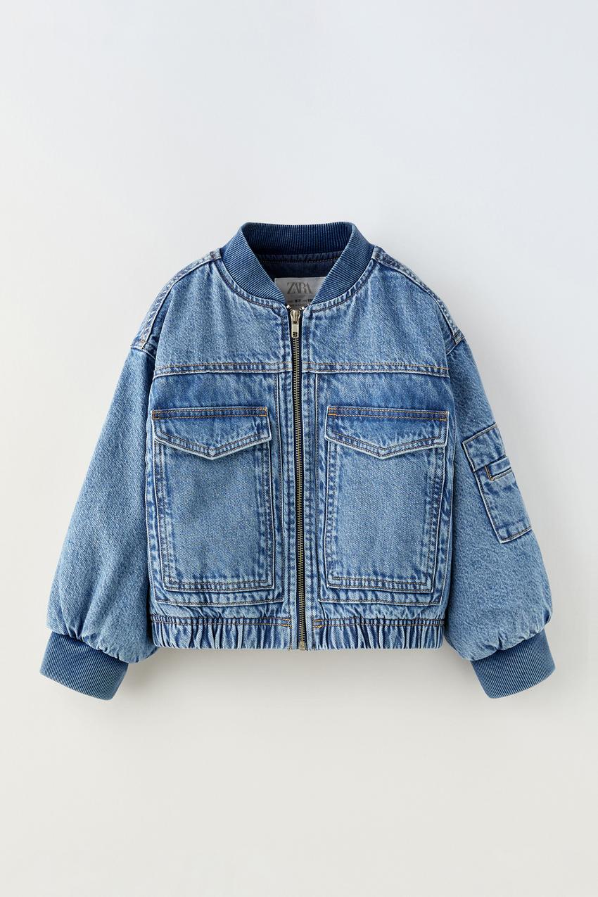 Ladies denim jacket zara Clearance