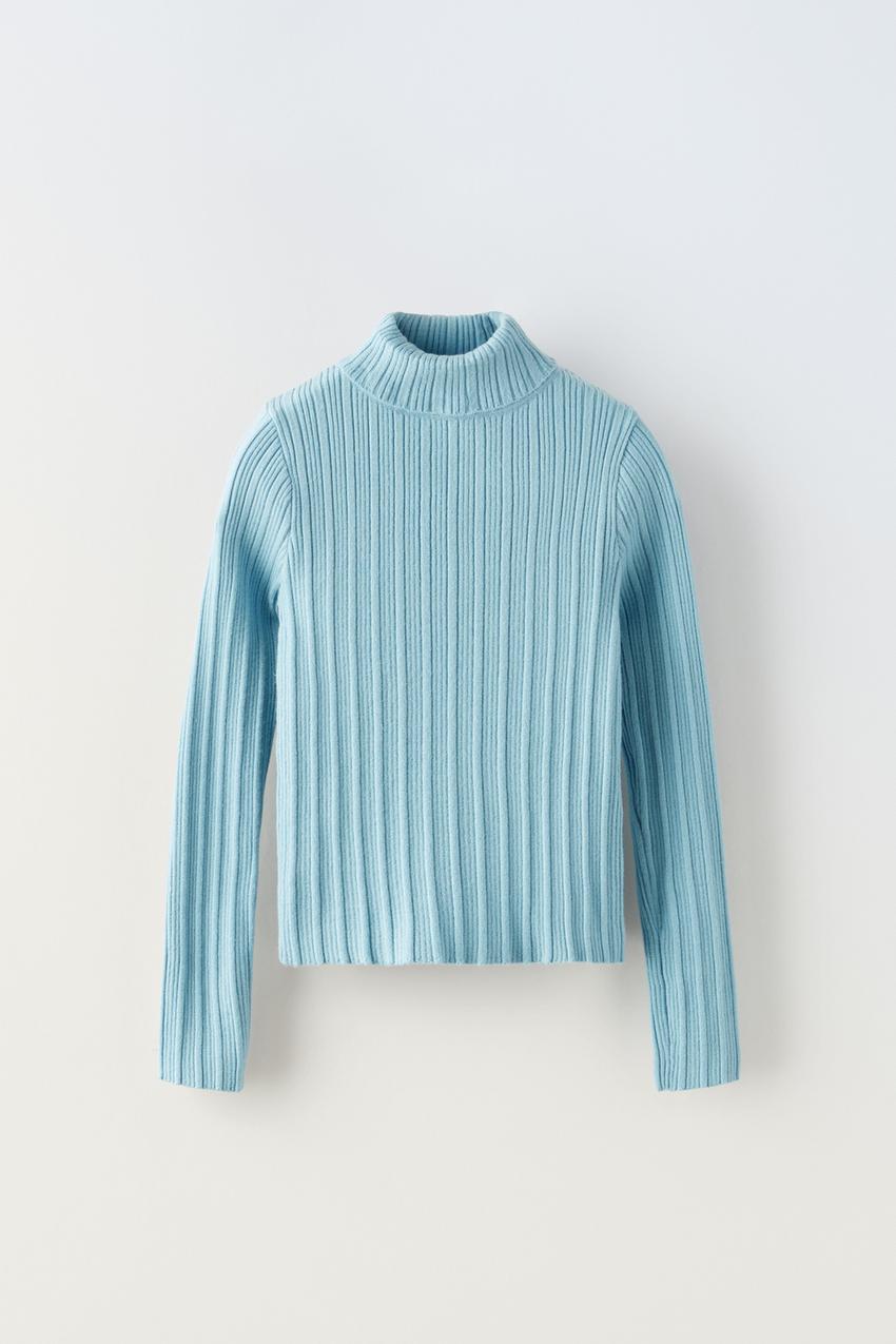 Zara ribbed high neck sweater Clearance