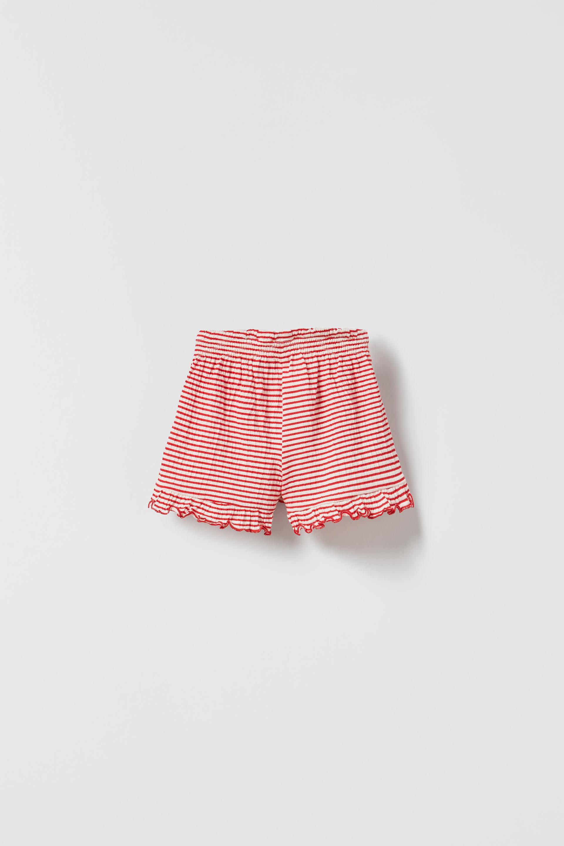 Ruffle hem shorts zara Clearance