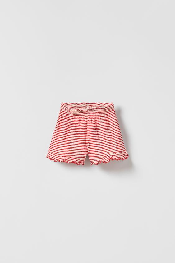 Zara ruffle hem shorts Clearance