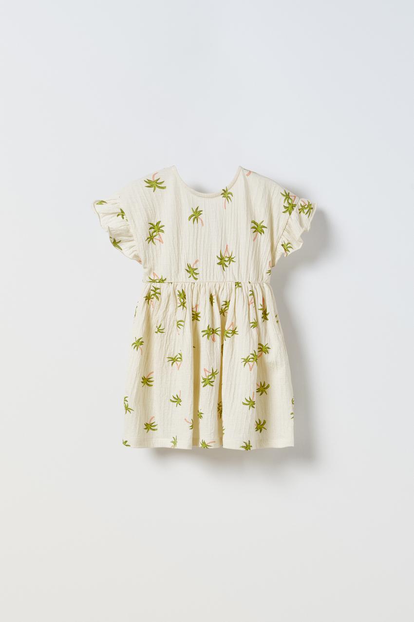 Palm tree dress zara Clearance