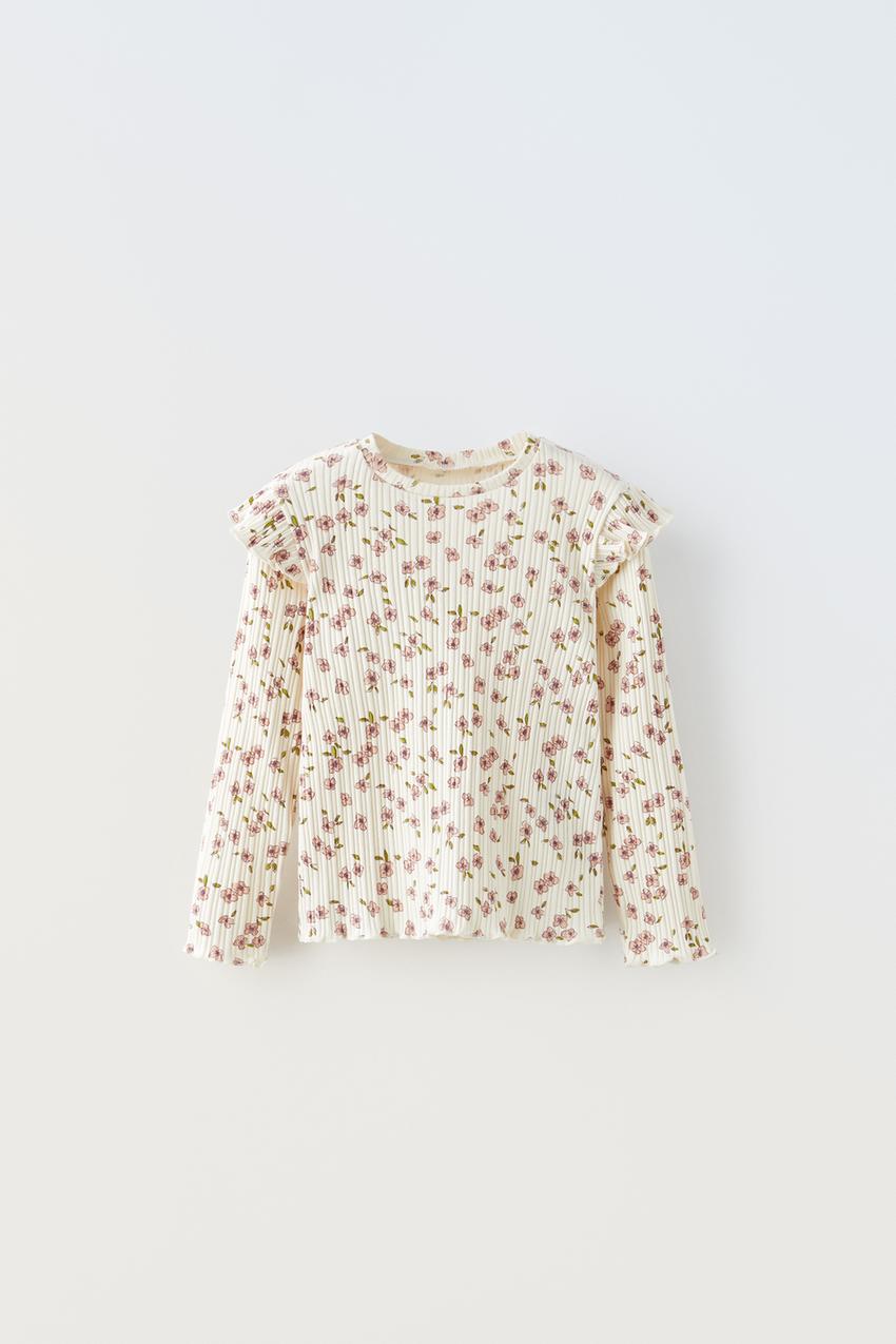 Zara pink floral top Clearance
