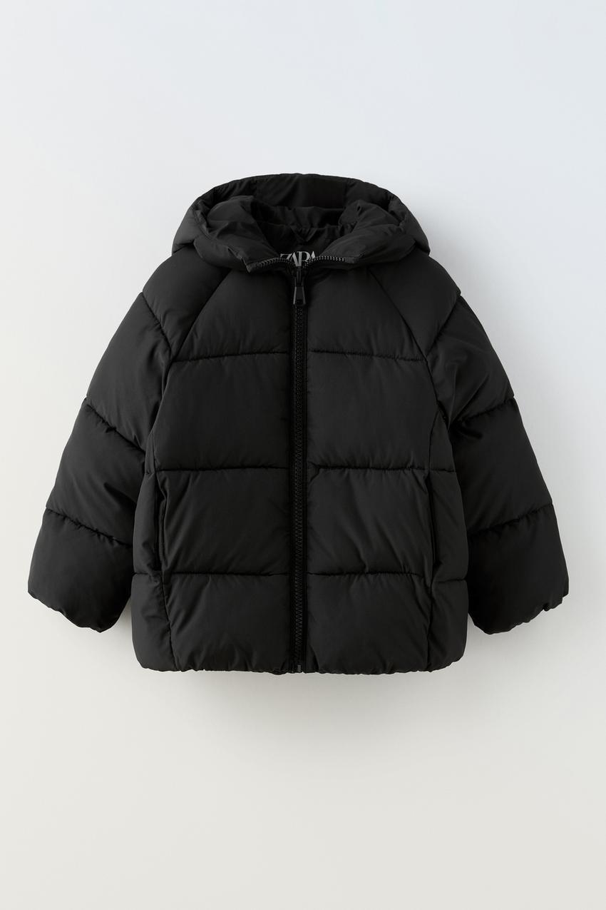 Black puffer coat women's zara Clearance
