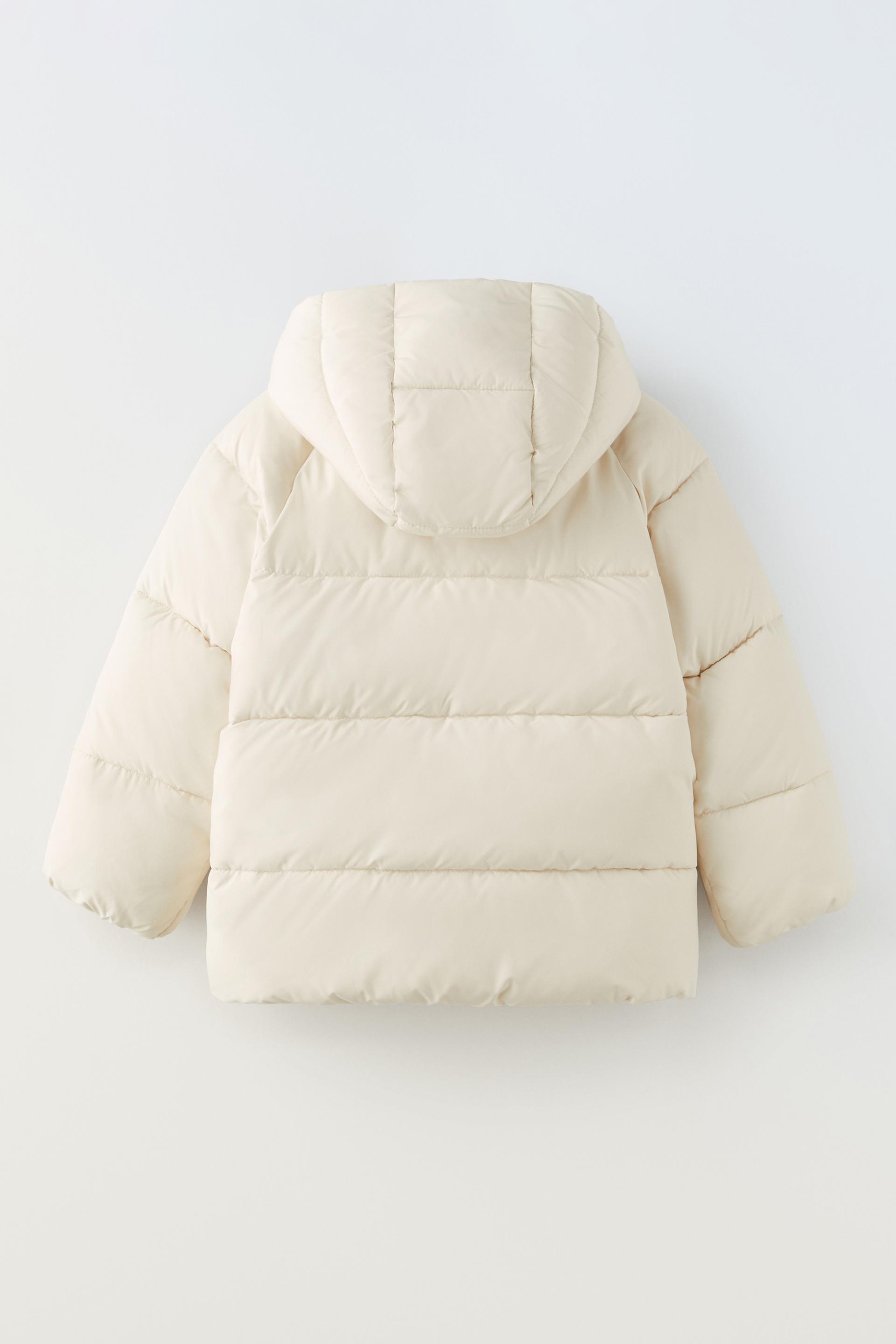 Zara cream padded coat Clearance
