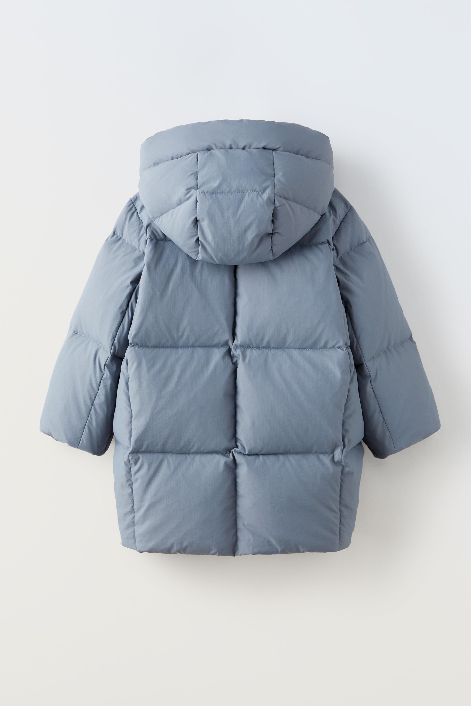 Zara longline padded coat Outlet