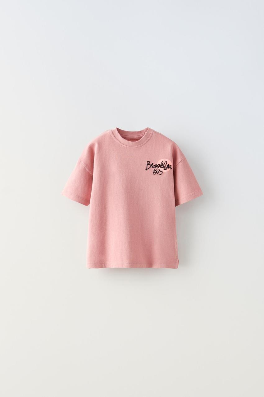 Pink zara t shirt Clearance