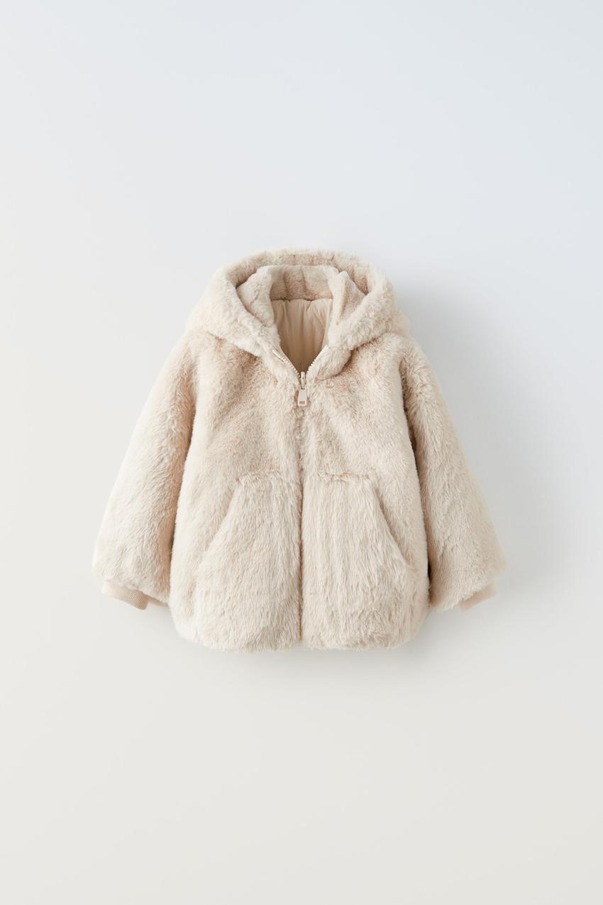 Furry jacket zara Clearance