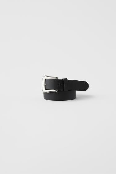 CINTURÓN HEBILLA COWBOY - Negro de Zara