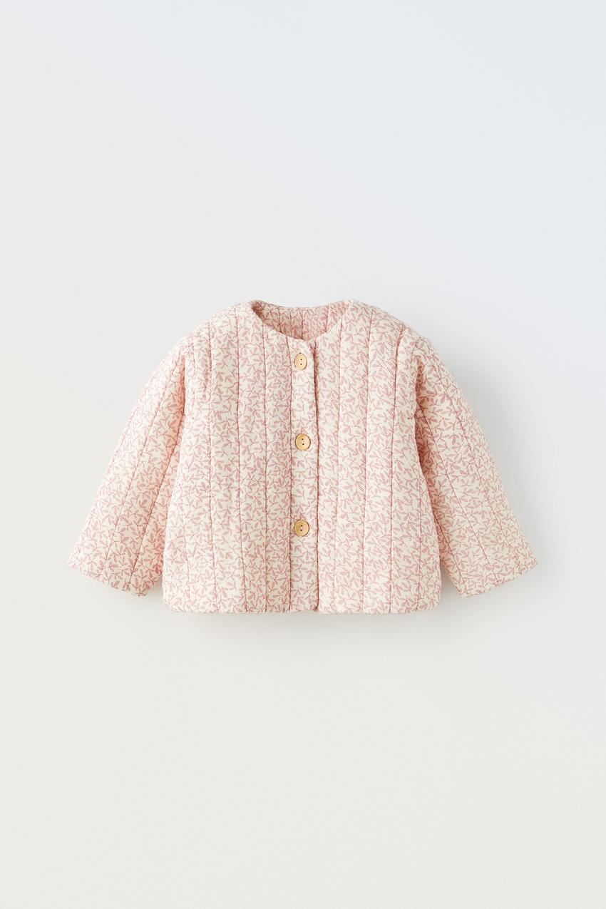 Zara floral quilted jacket Clearance