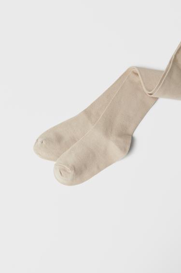LOT DE DEUX COLLANTS UNIS - Sable de Zara - Image 1