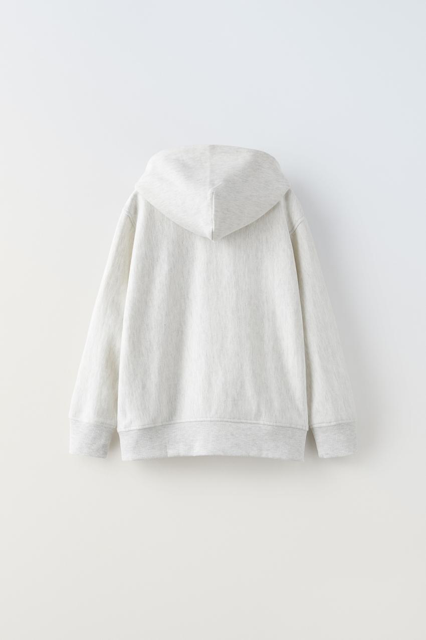 White new arrivals hoodie zara