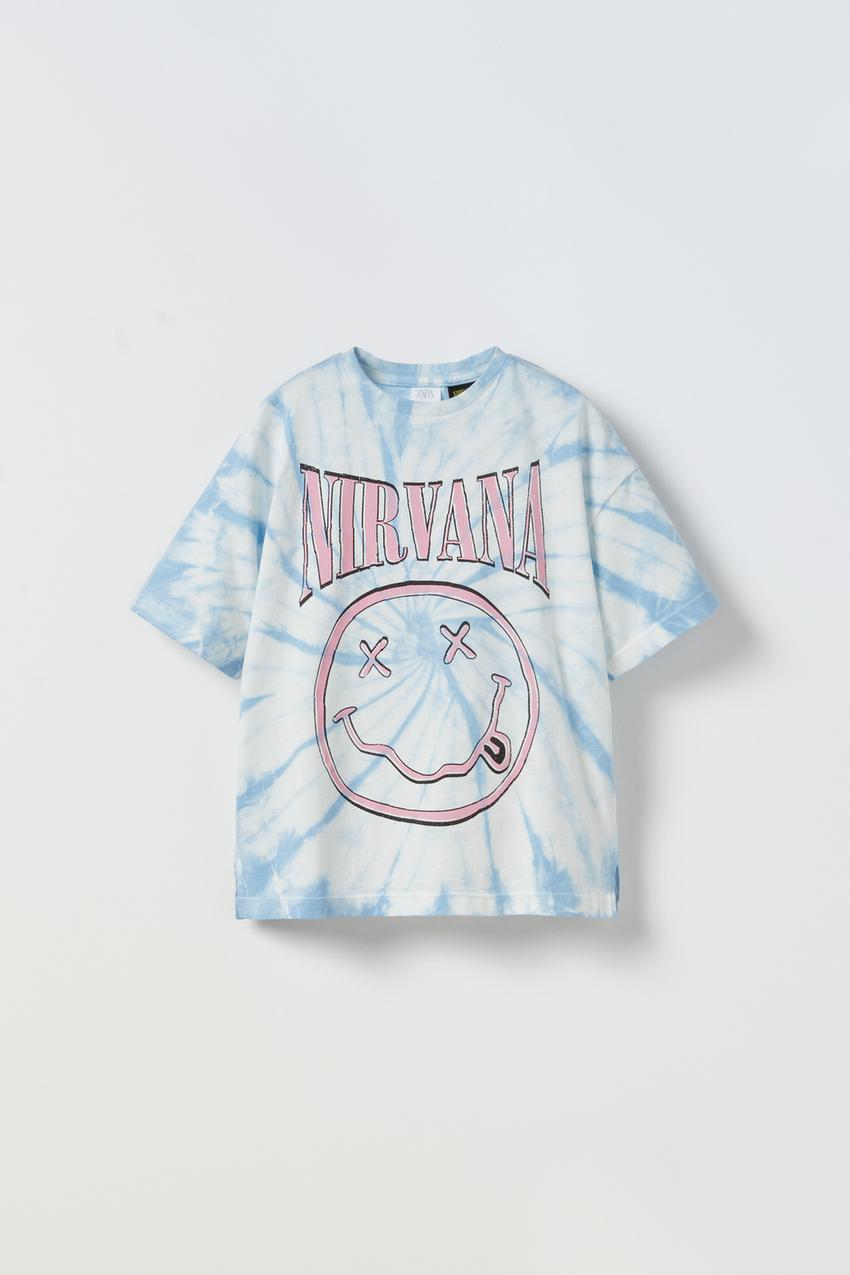 T shirt nirvana zara Clearance