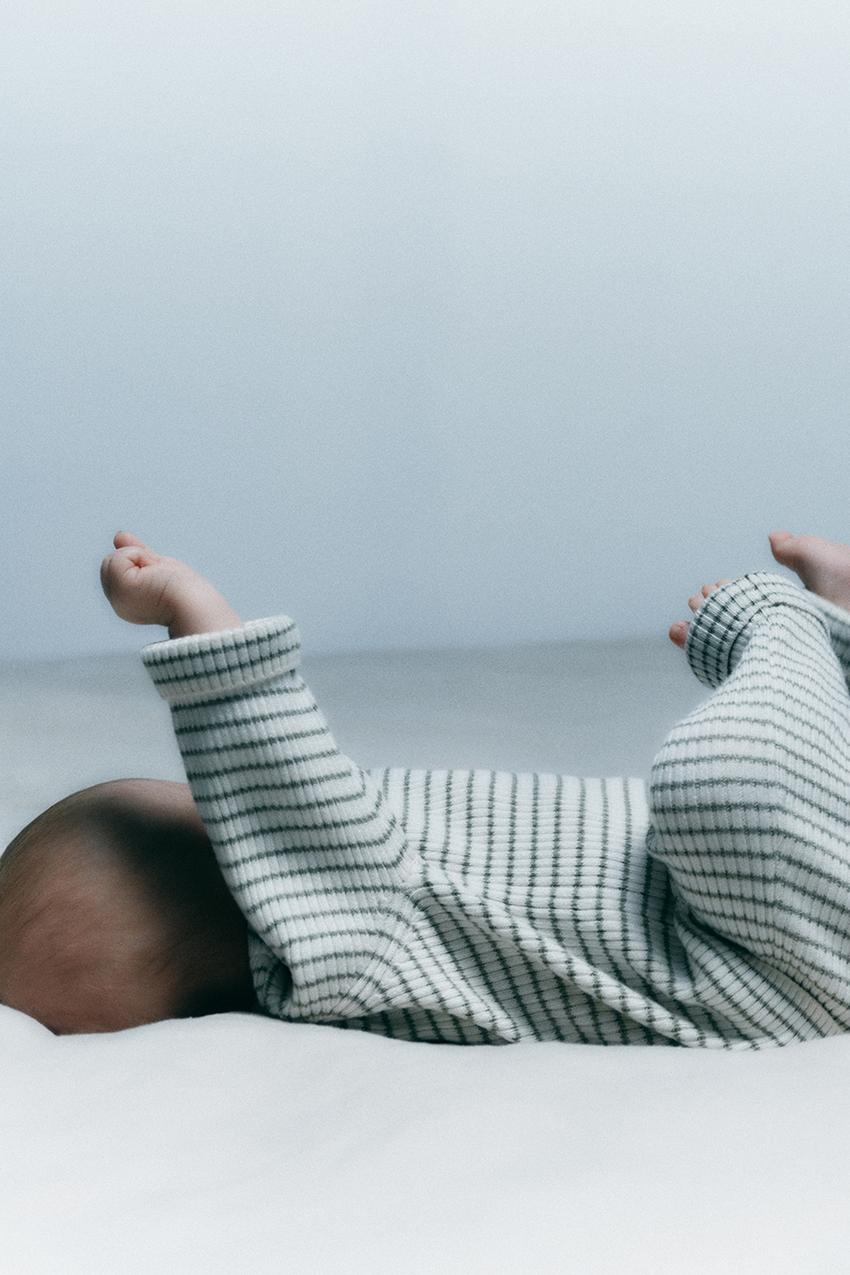 Ribbed knit pants zara Clearance