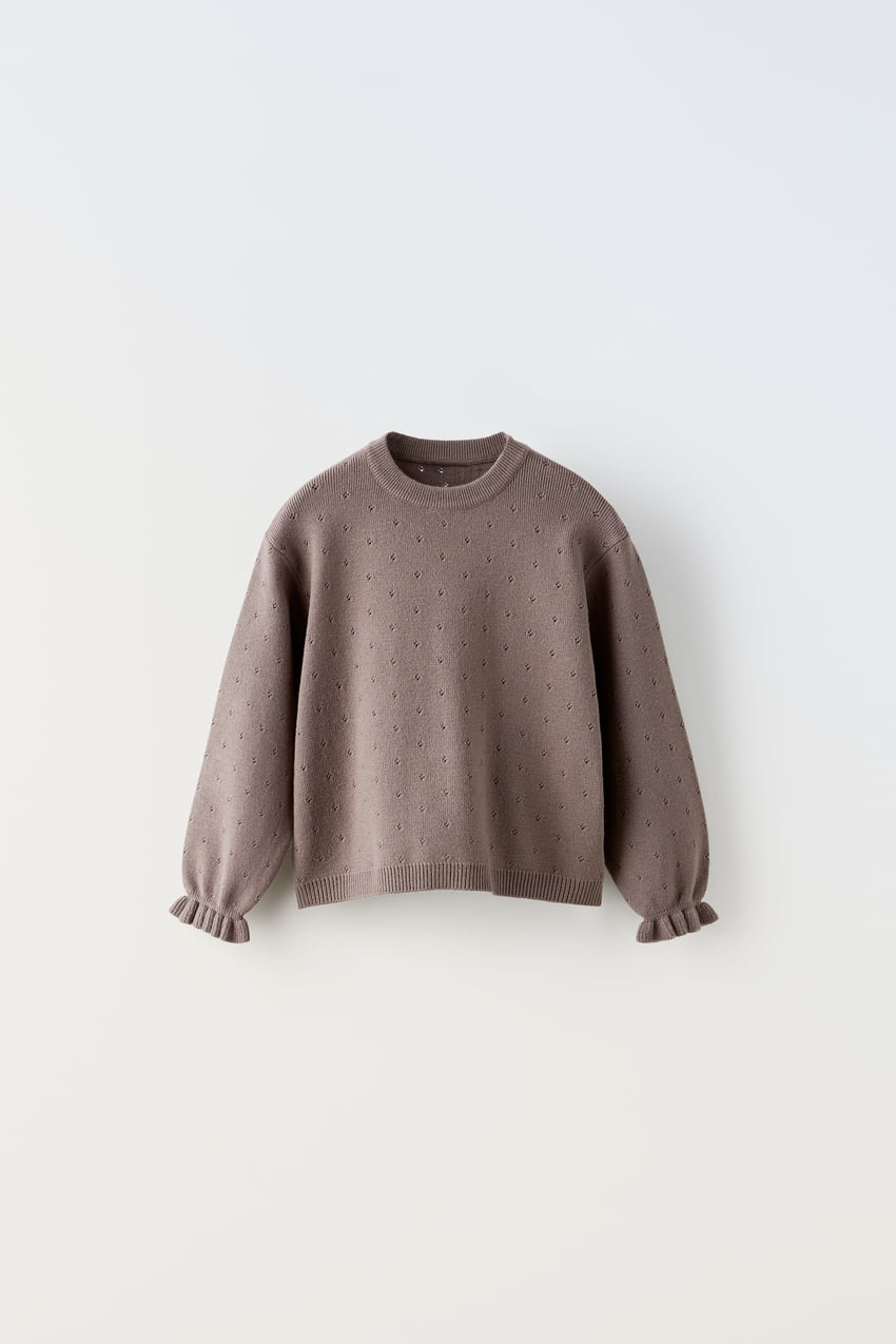 OPEN SWEATER - Brown / Taupe | ZARA United States