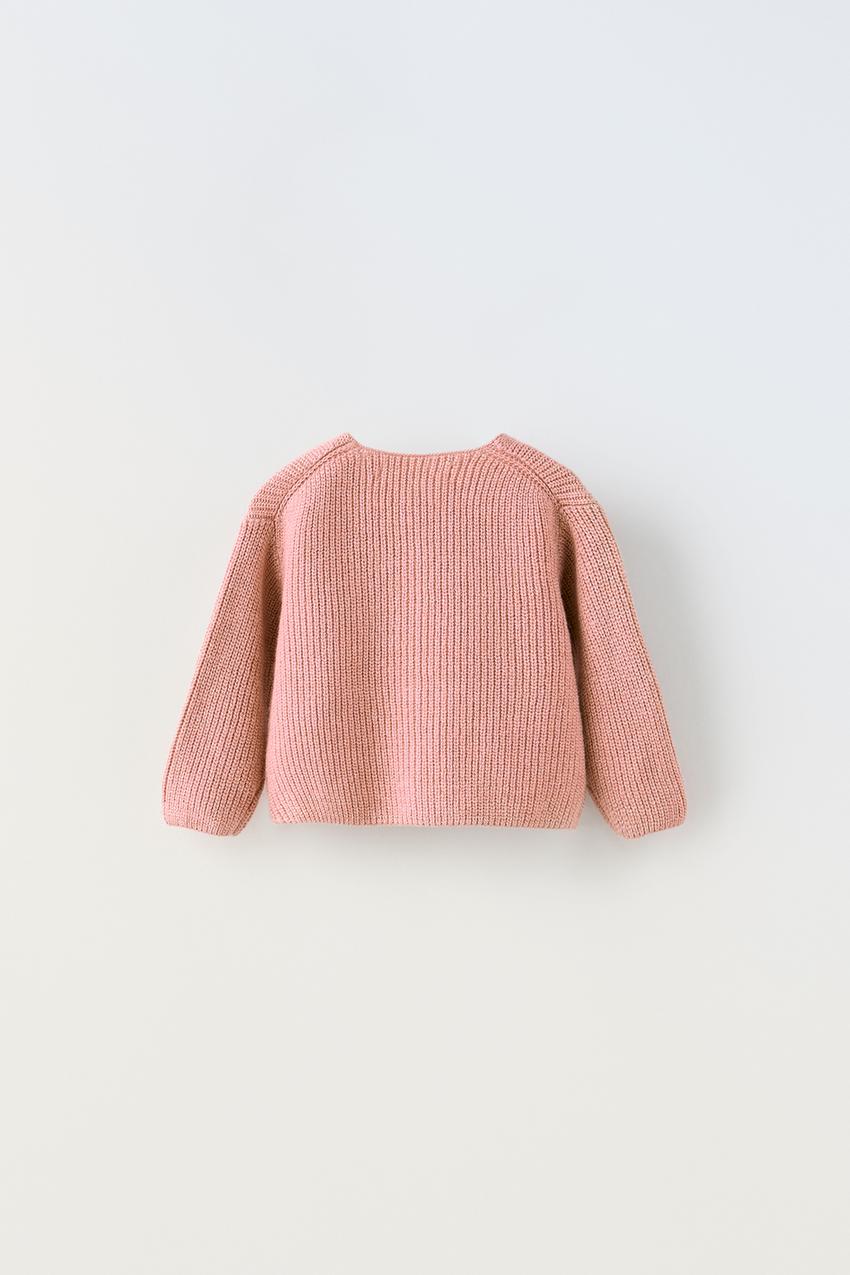 Zara purl knit cardigan Clearance
