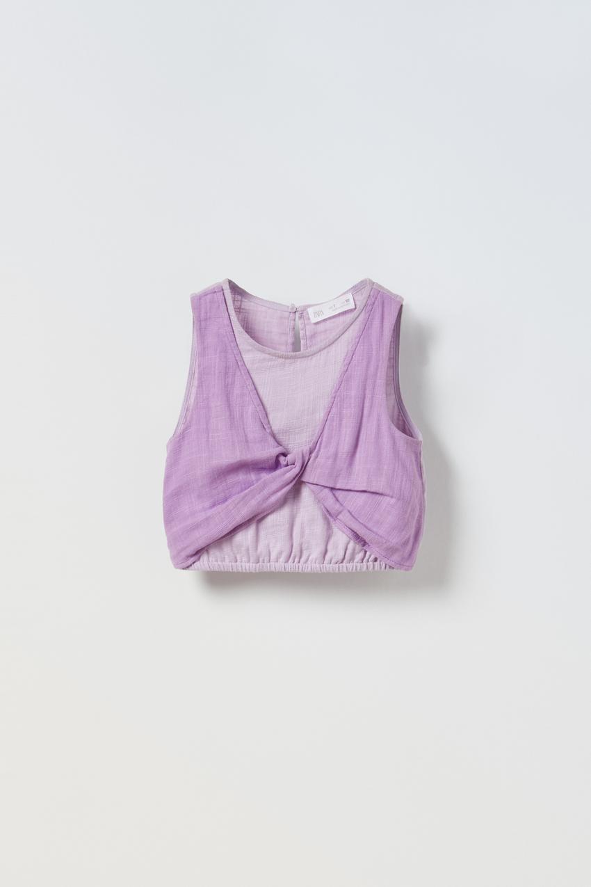 Zara mauve top Clearance
