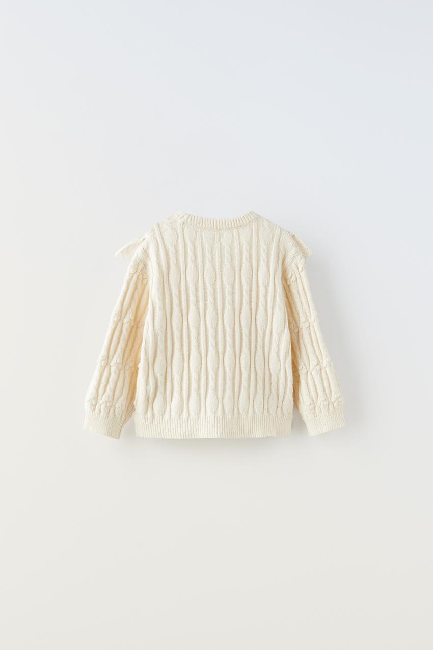 Cream knit jumper zara Clearance