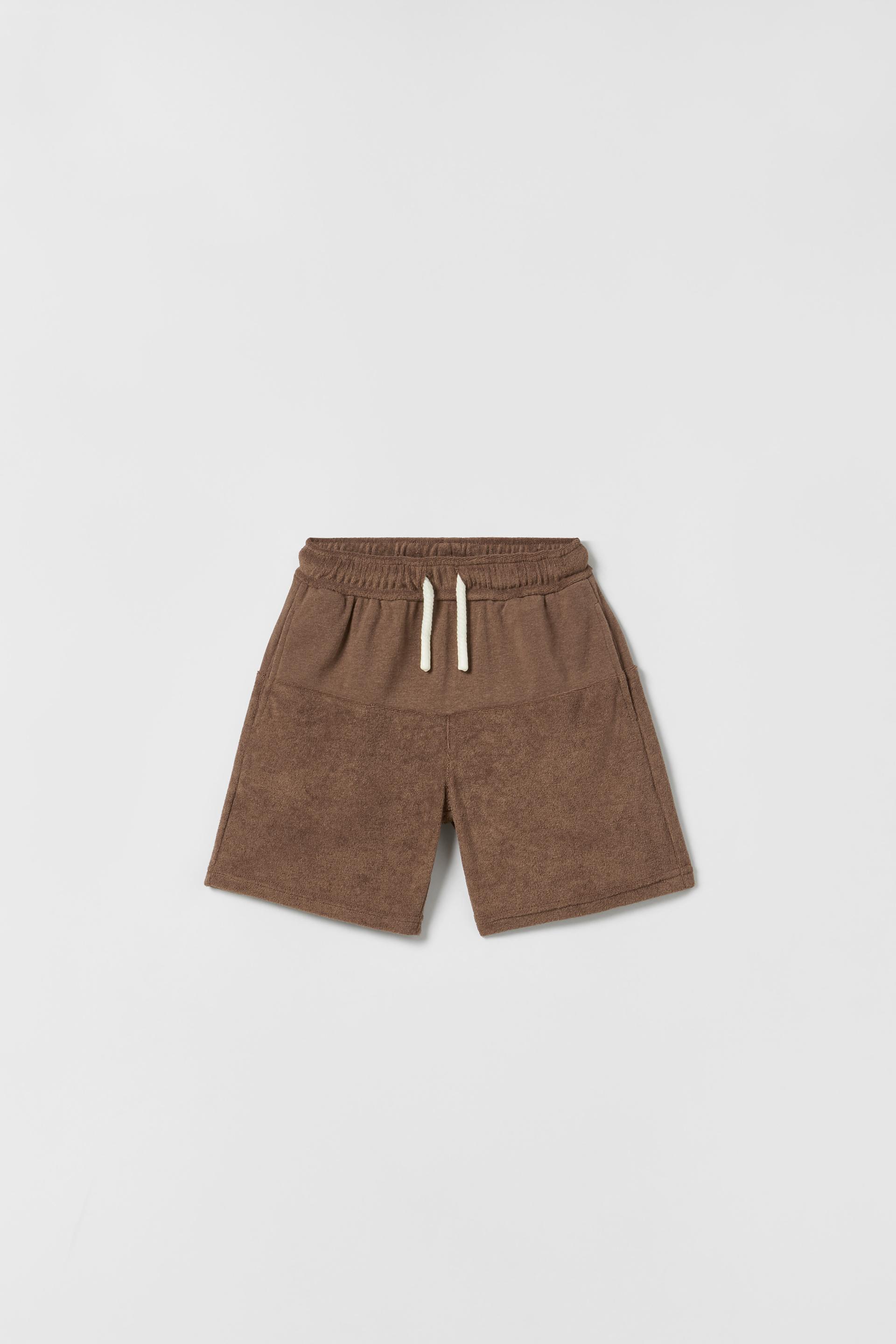 Zara terry shorts Clearance