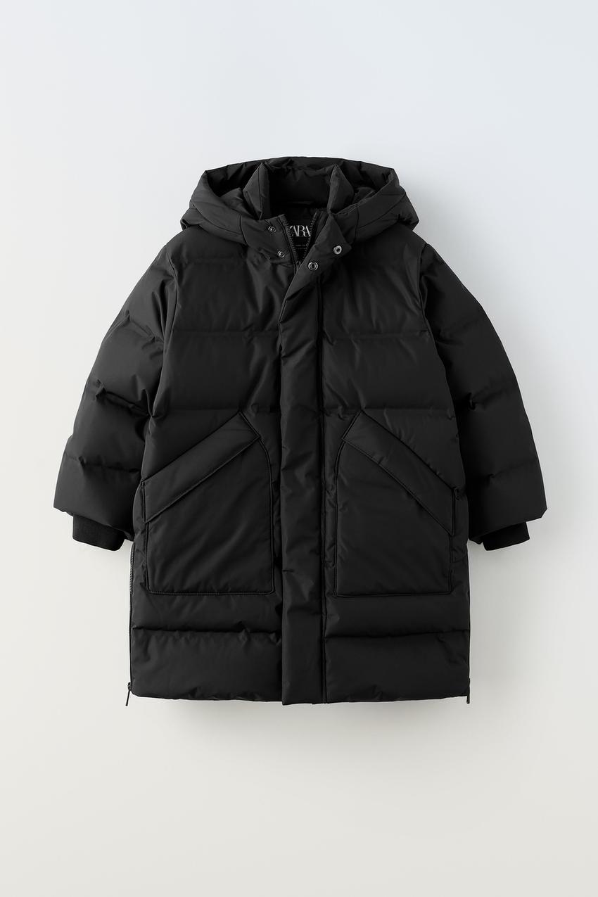 Black bubble coat zara Outlet
