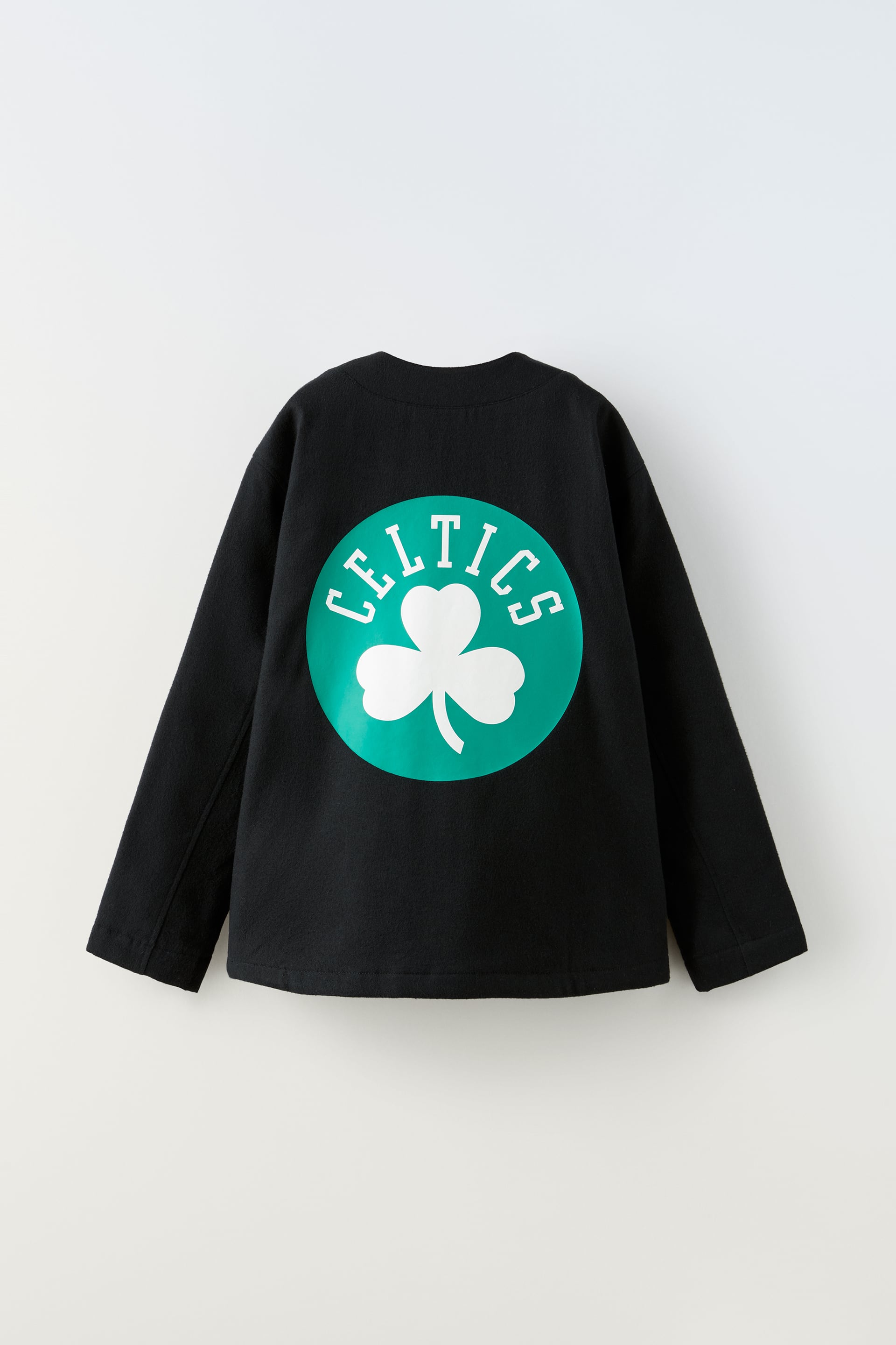 NBA Boston Celtics Black Hooded Hoodie Sweatshirt Jacket Youth