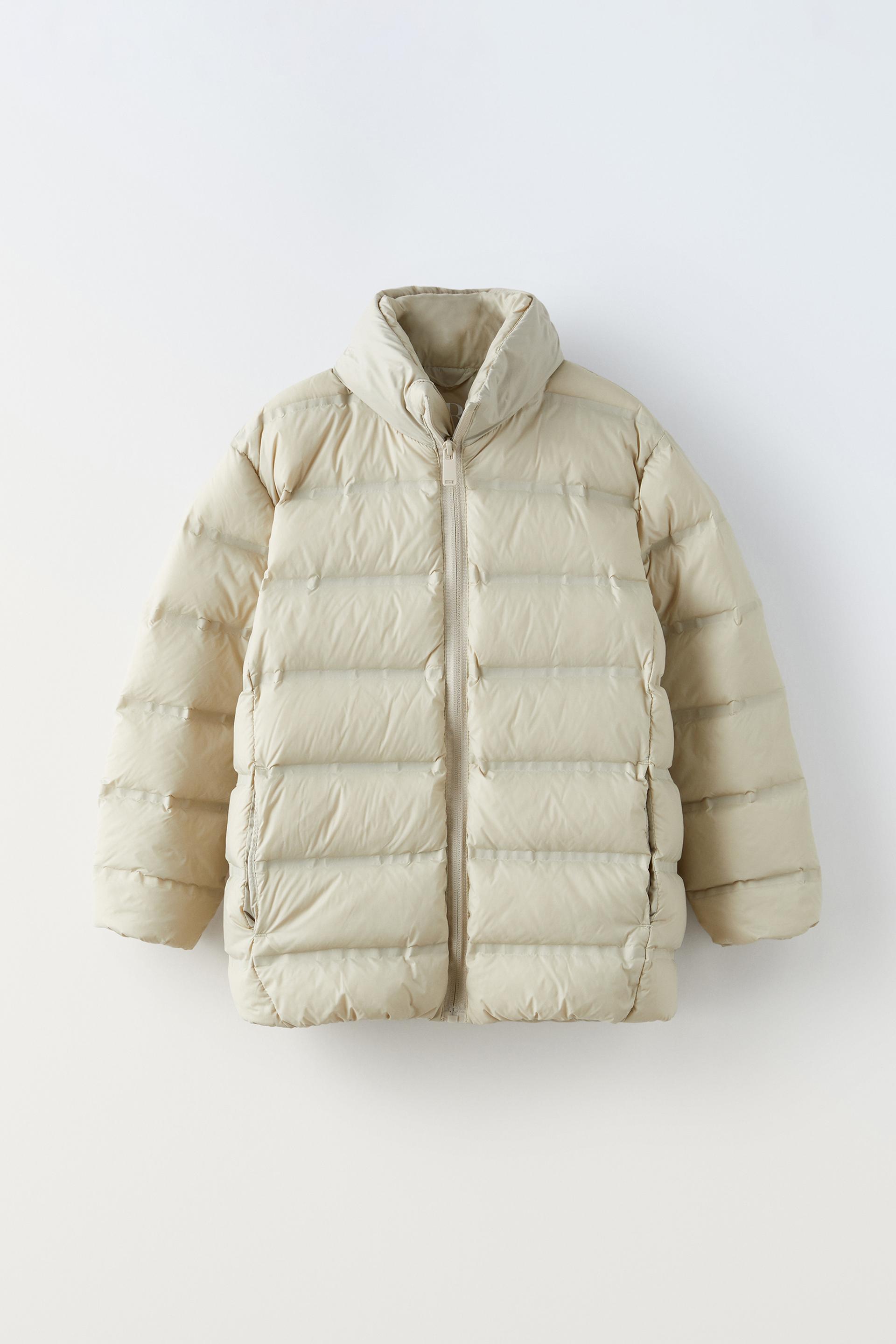 Zara ultra light down puffer coat Clearance