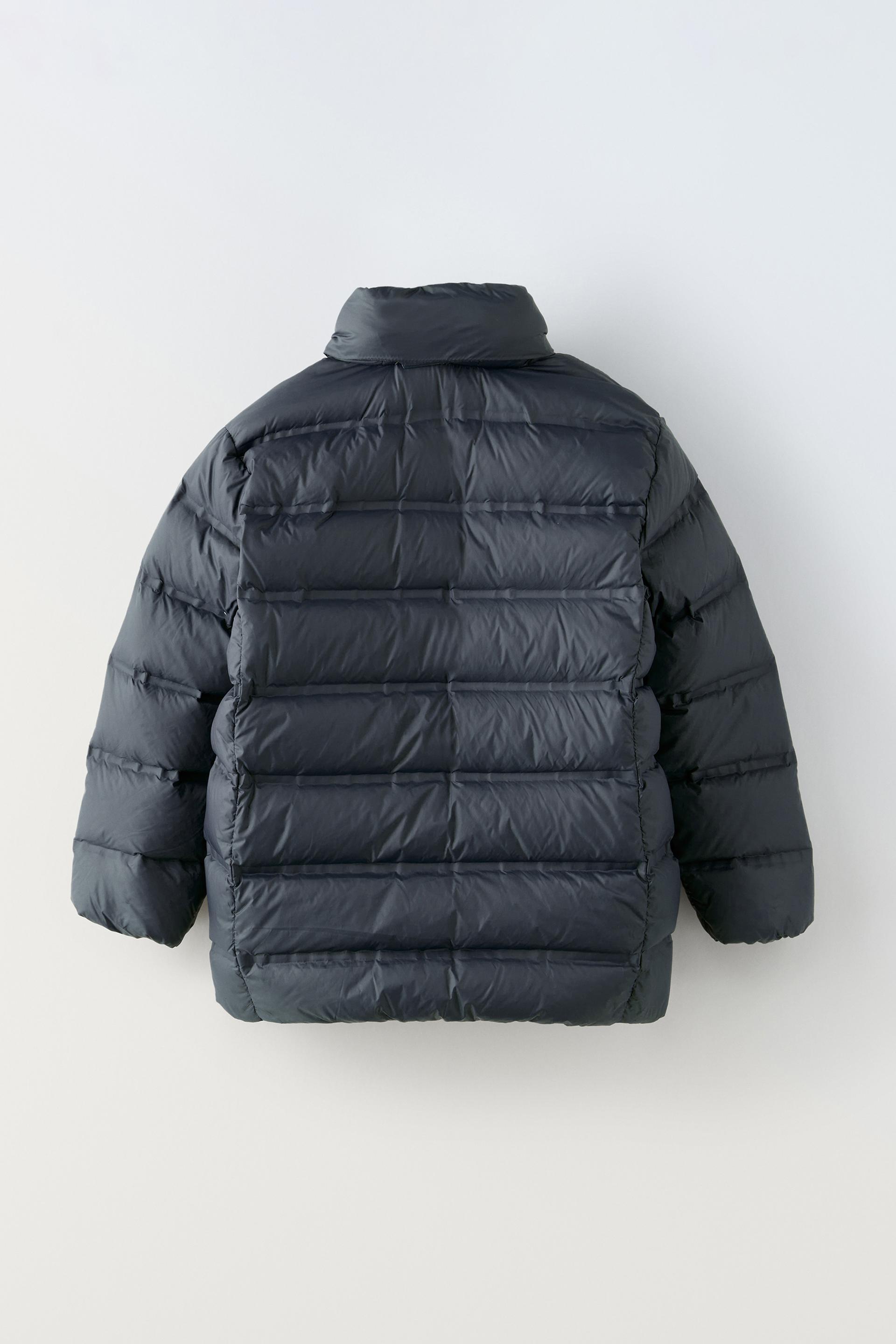 Zara ultra light down puffer coat Clearance