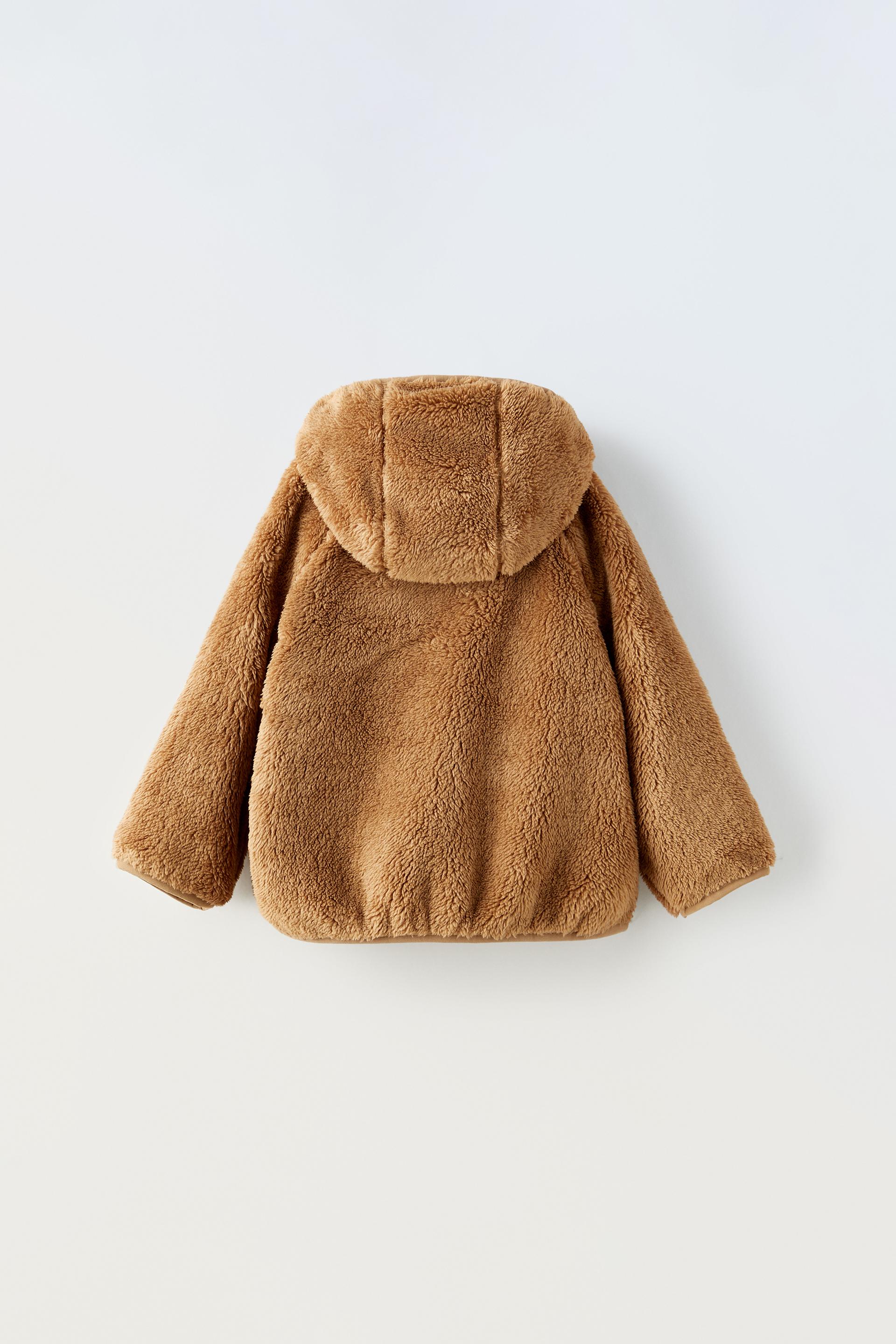 Furry jacket zara Clearance