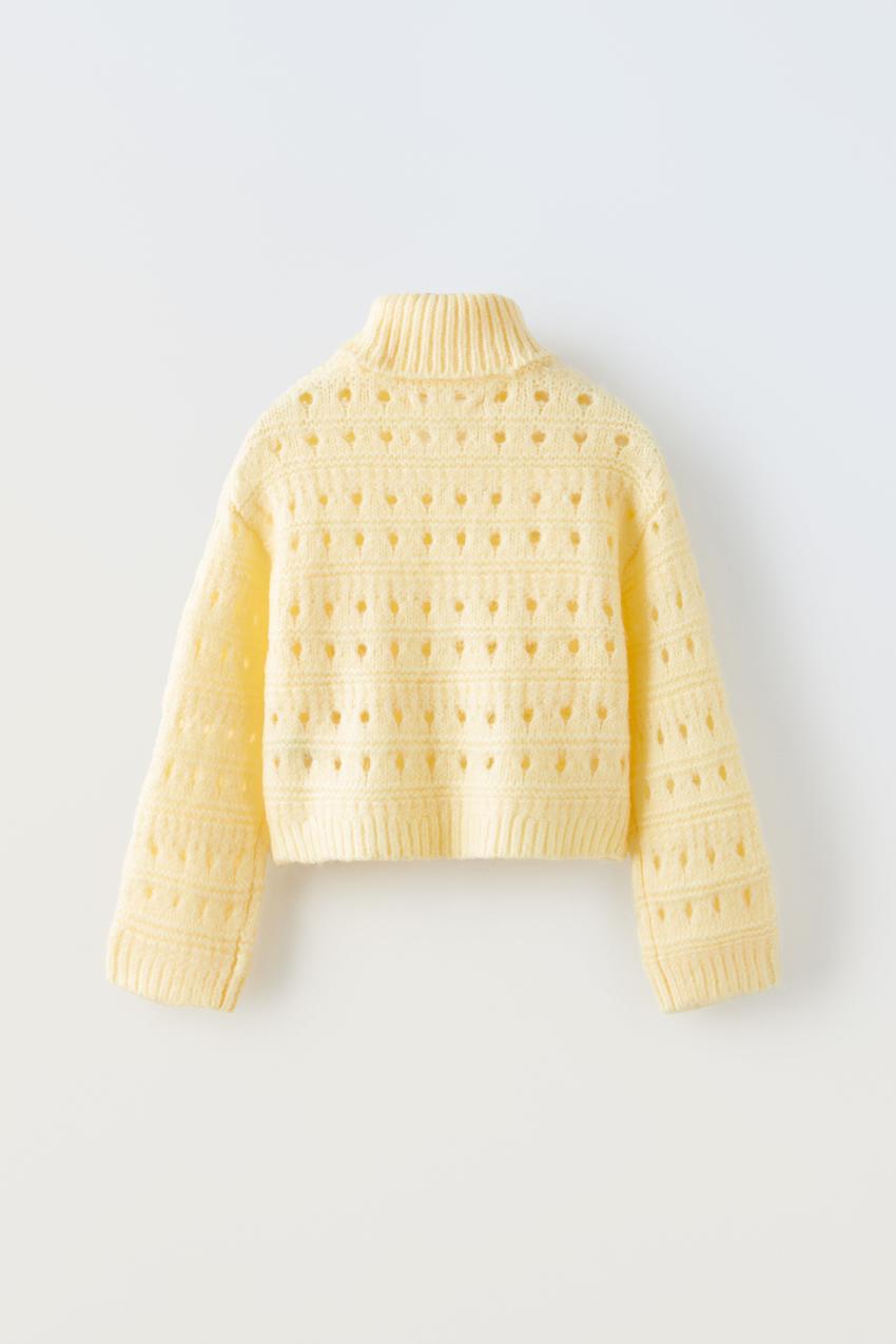 Yellow zara jumper Clearance