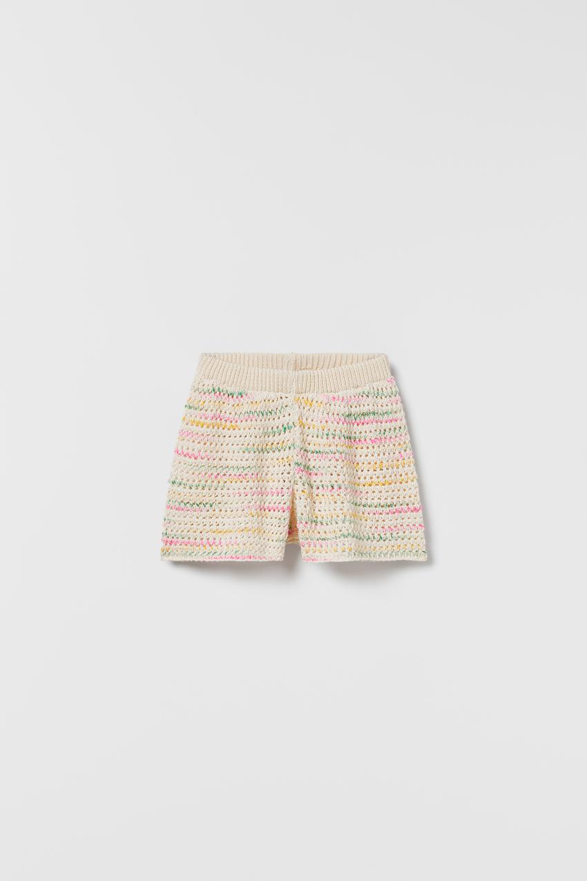 Zara knitted shorts Clearance