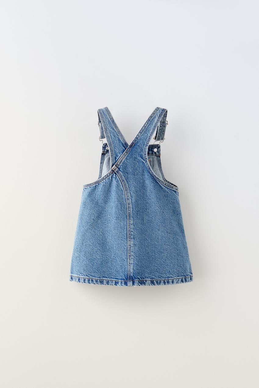 Zara denim pinafore Clearance