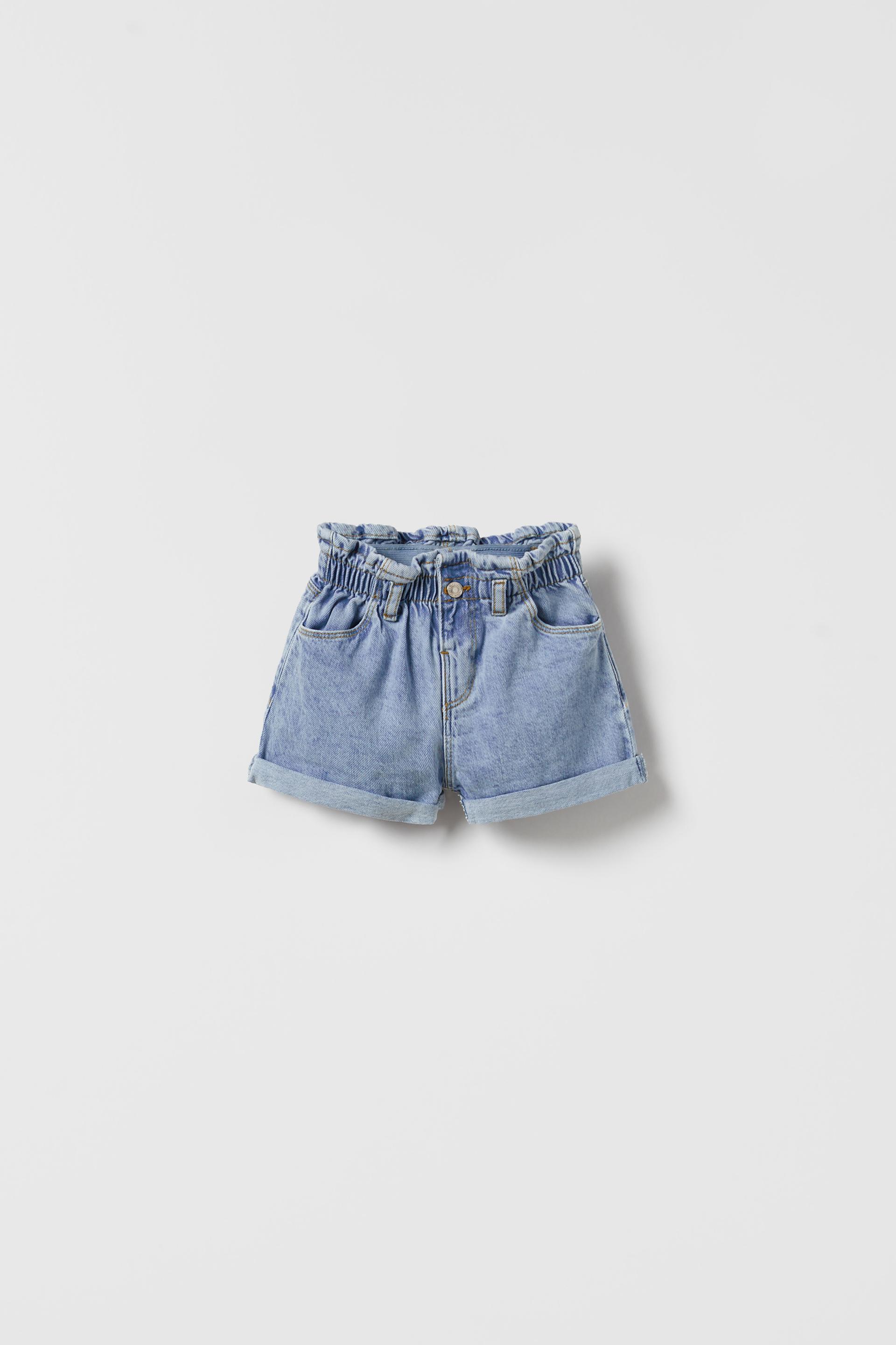 Zara denim paperbag shorts Outlet